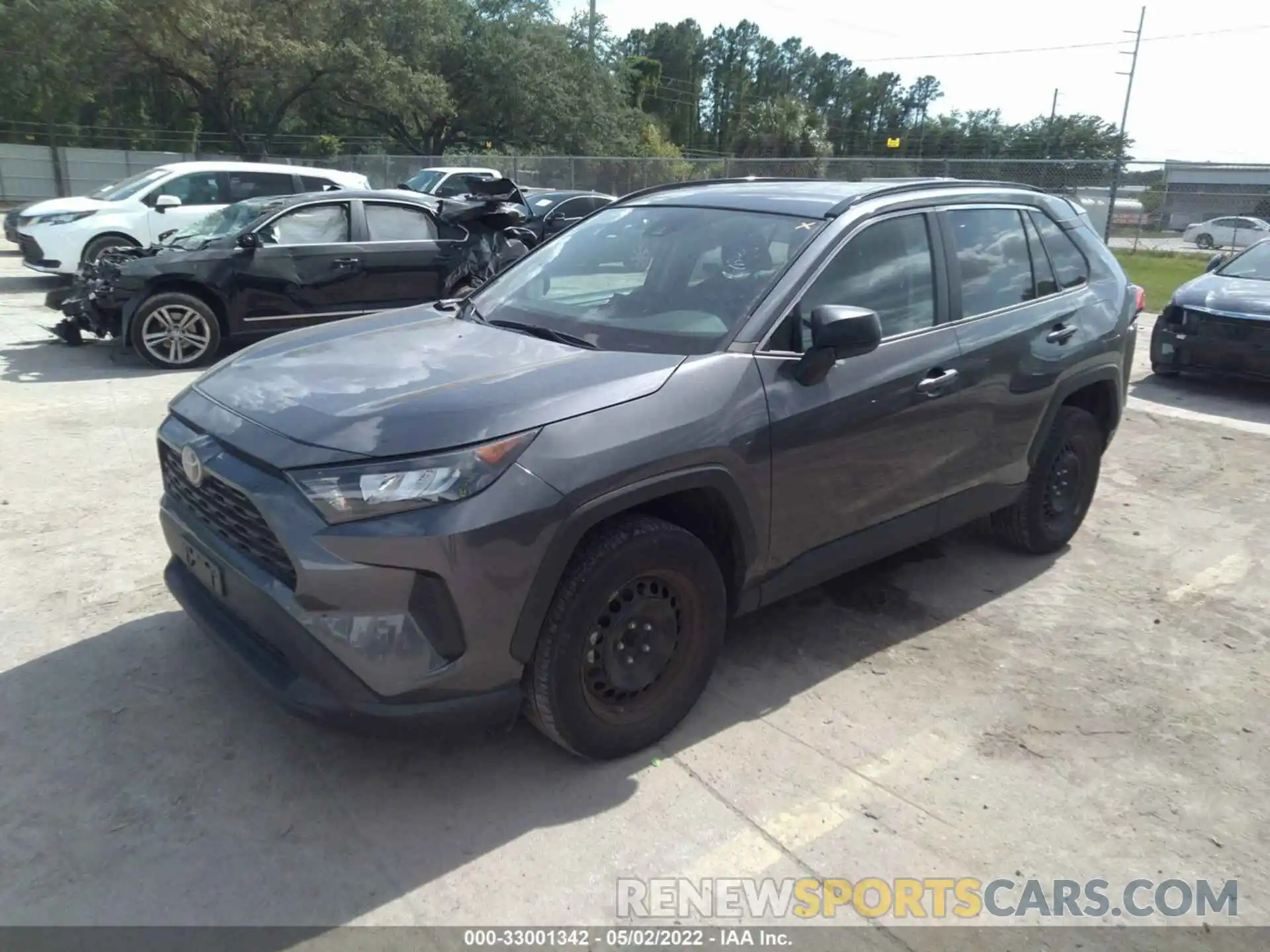 2 Photograph of a damaged car 2T3F1RFV9LC100615 TOYOTA RAV4 2020