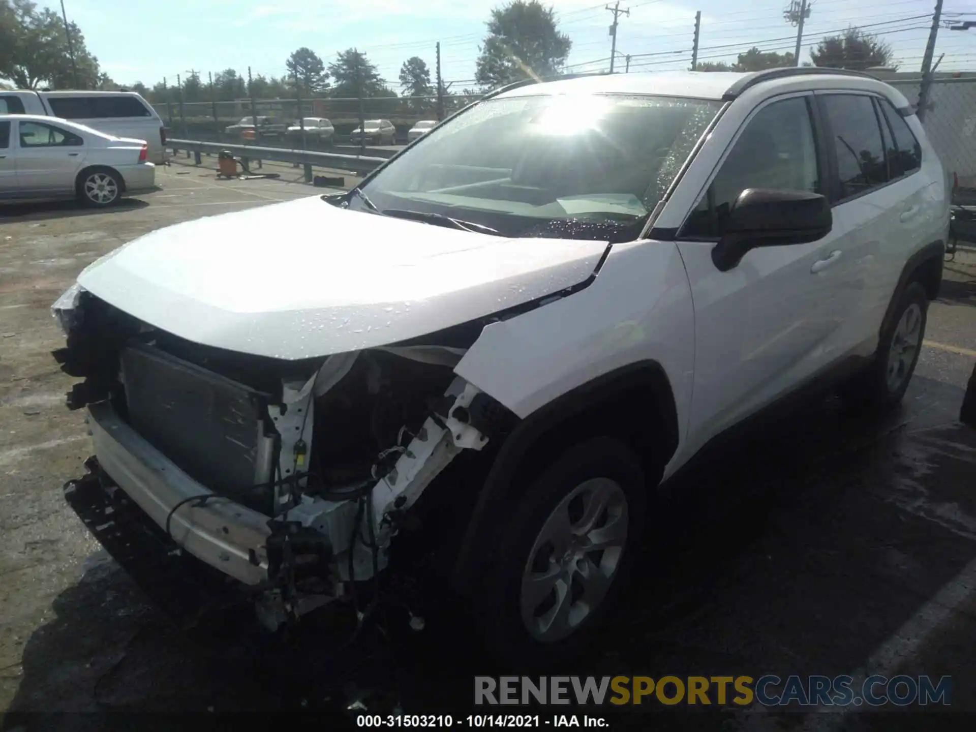 2 Photograph of a damaged car 2T3F1RFV9LC102591 TOYOTA RAV4 2020