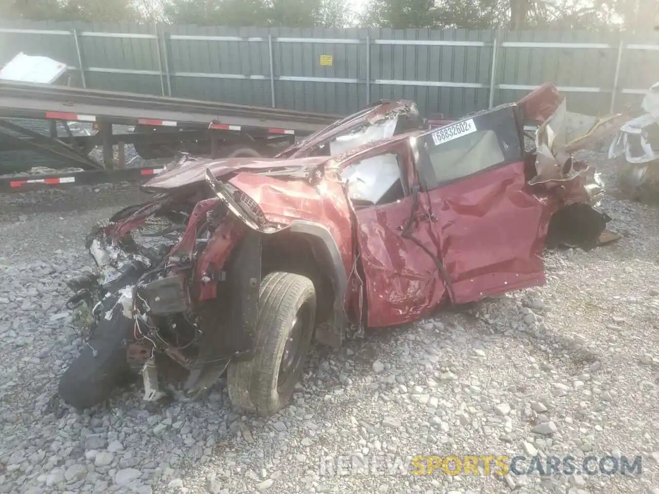 1 Photograph of a damaged car 2T3F1RFV9LC103871 TOYOTA RAV4 2020