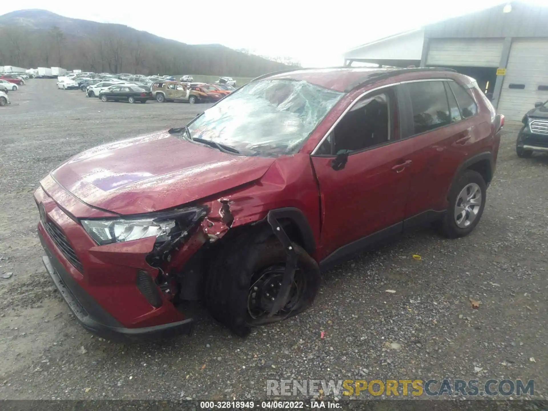 2 Photograph of a damaged car 2T3F1RFV9LC106642 TOYOTA RAV4 2020