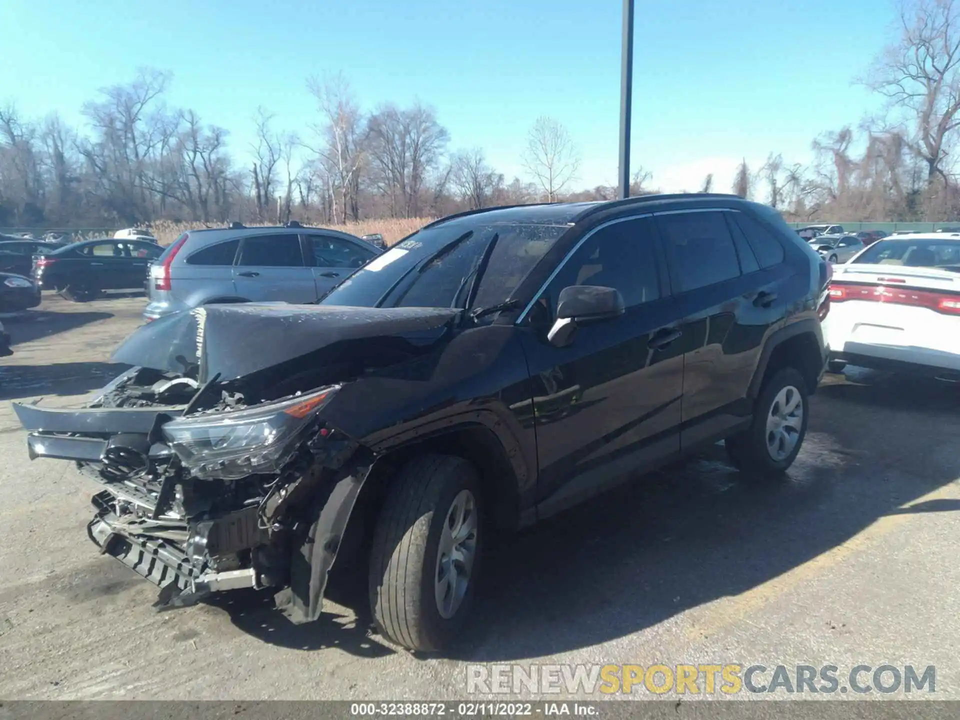 2 Photograph of a damaged car 2T3F1RFV9LW087749 TOYOTA RAV4 2020