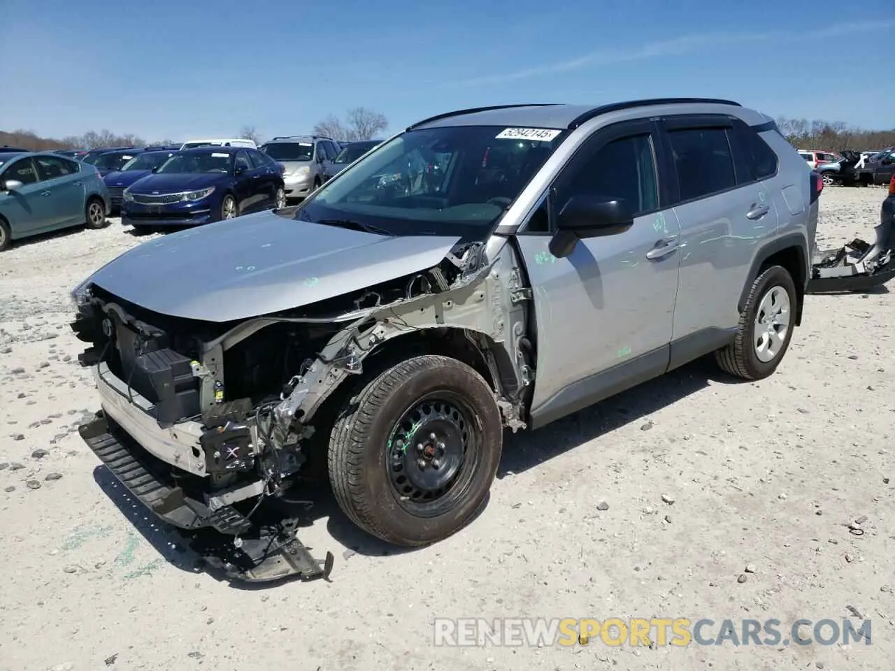 1 Photograph of a damaged car 2T3F1RFV9LW089310 TOYOTA RAV4 2020