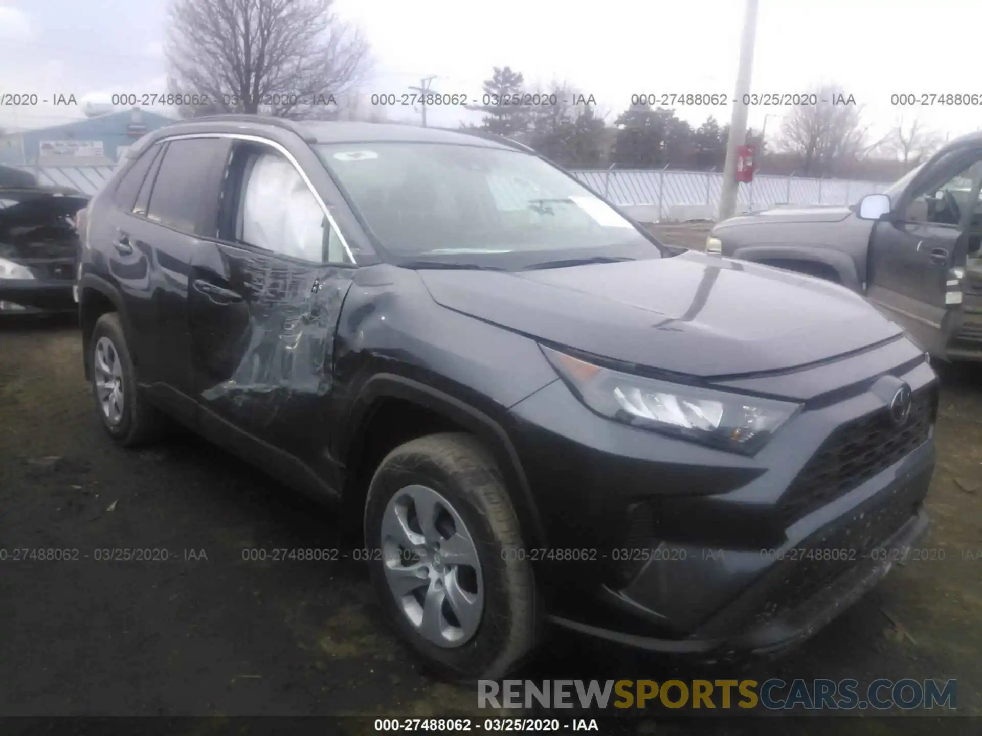 1 Photograph of a damaged car 2T3F1RFV9LW105408 TOYOTA RAV4 2020