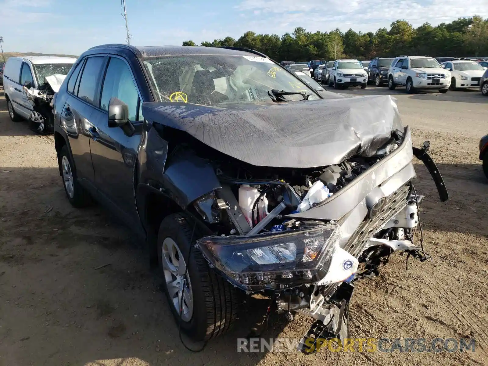 1 Photograph of a damaged car 2T3F1RFV9LW125108 TOYOTA RAV4 2020