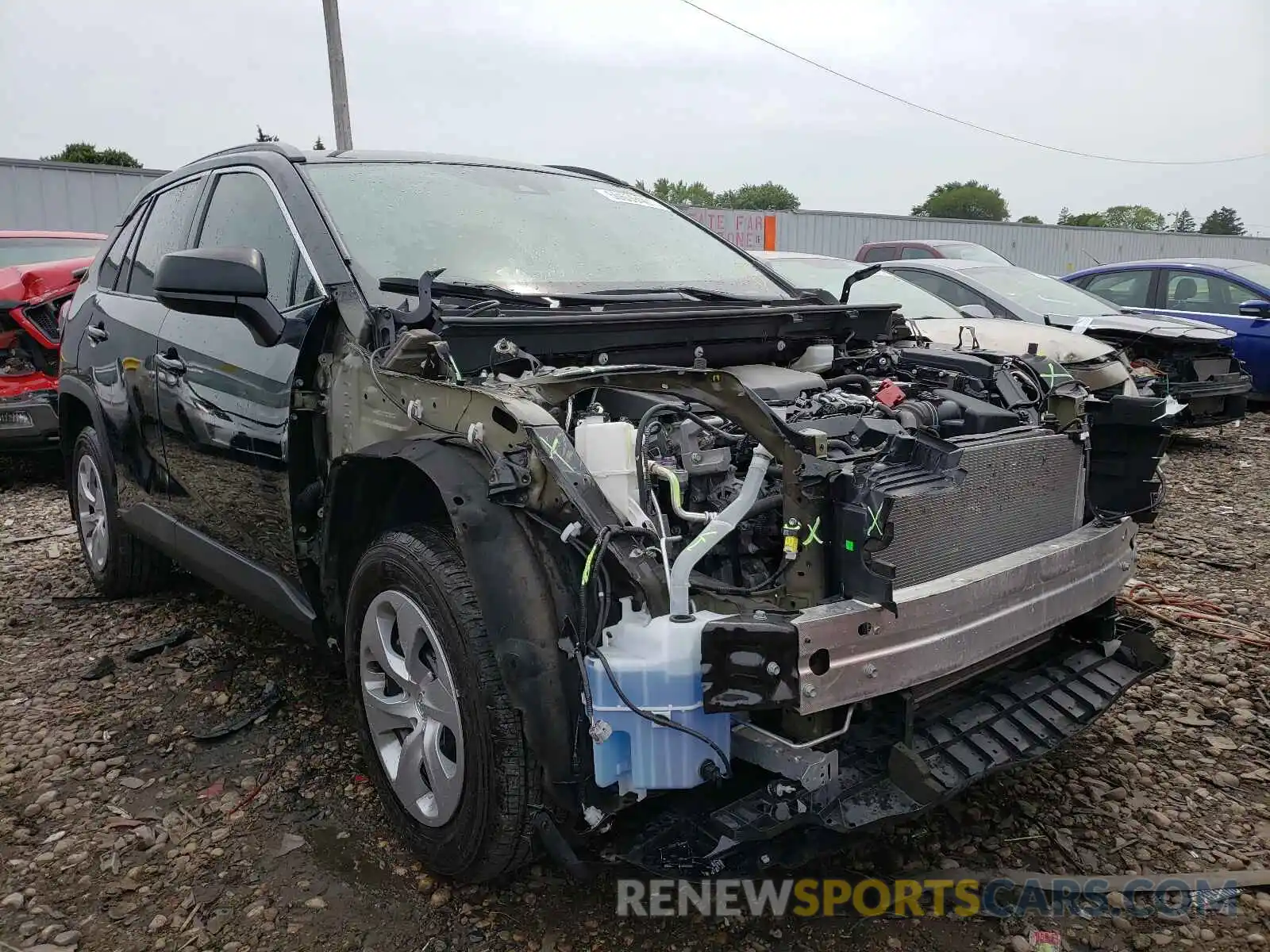 1 Photograph of a damaged car 2T3F1RFVXLC068628 TOYOTA RAV4 2020