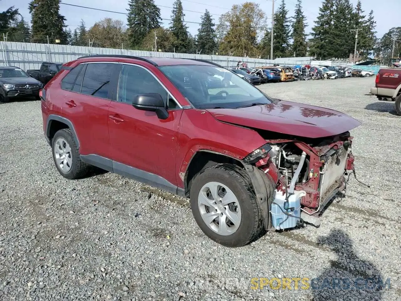 4 Photograph of a damaged car 2T3F1RFVXLC087289 TOYOTA RAV4 2020