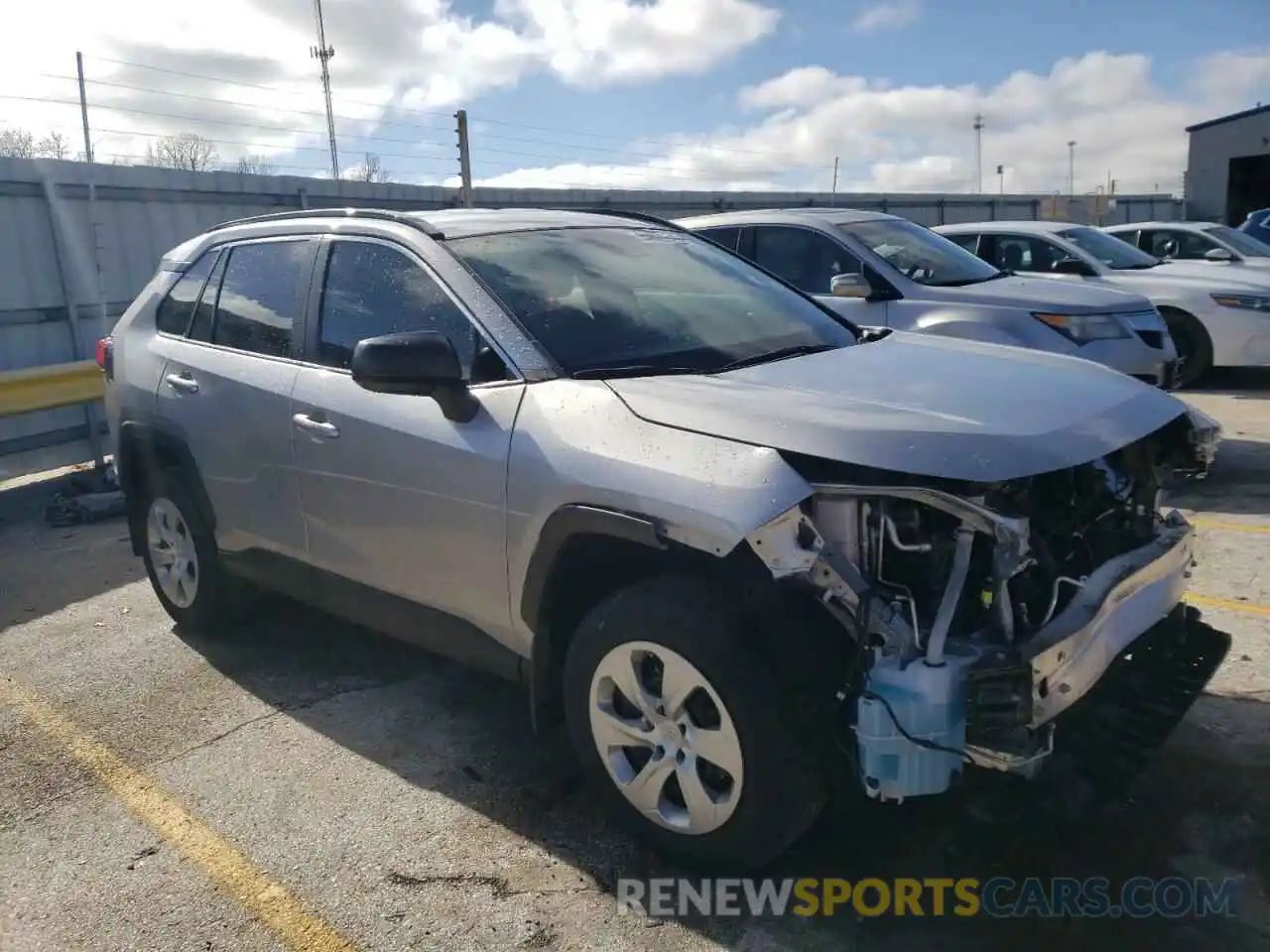 1 Photograph of a damaged car 2T3F1RFVXLC097014 TOYOTA RAV4 2020