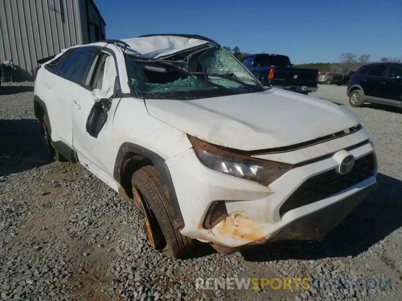 1 Photograph of a damaged car 2T3F1RFVXLC107623 TOYOTA RAV4 2020