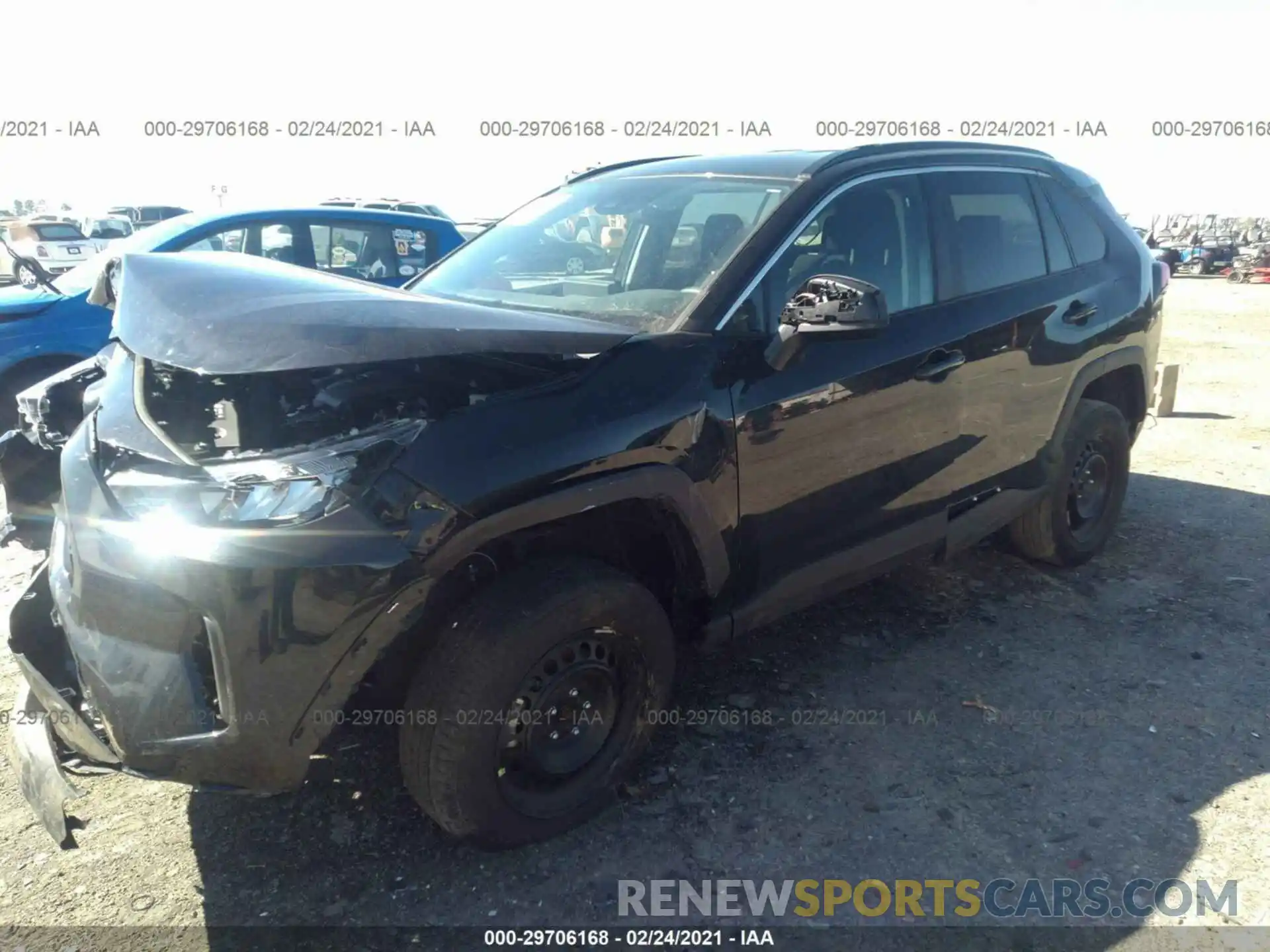 2 Photograph of a damaged car 2T3F1RFVXLC107749 TOYOTA RAV4 2020