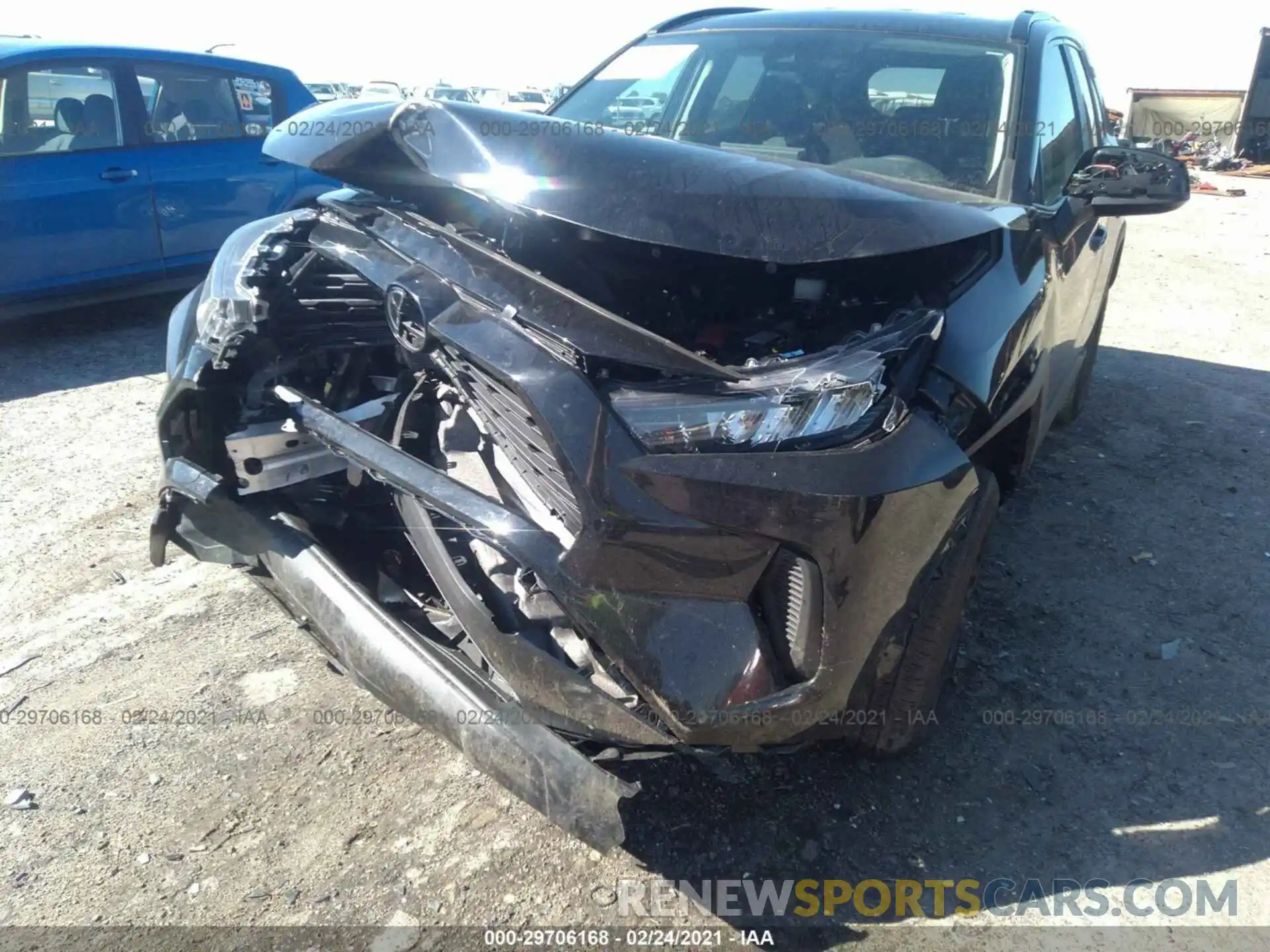 6 Photograph of a damaged car 2T3F1RFVXLC107749 TOYOTA RAV4 2020