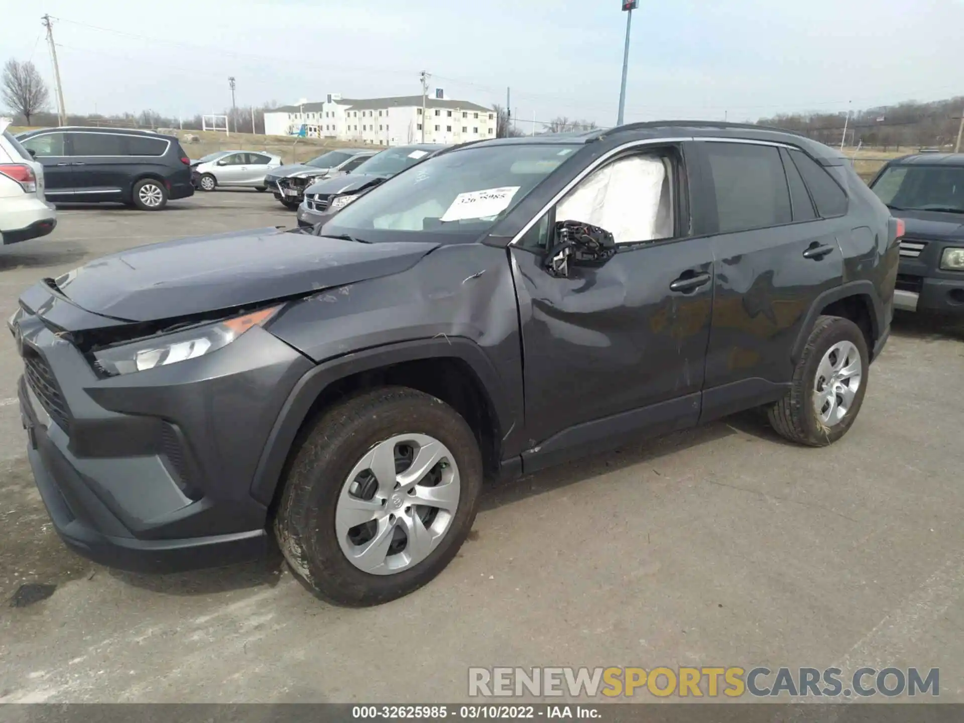 2 Photograph of a damaged car 2T3F1RFVXLC110053 TOYOTA RAV4 2020