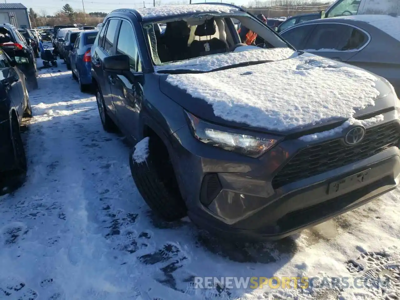 9 Photograph of a damaged car 2T3F1RFVXLC114085 TOYOTA RAV4 2020