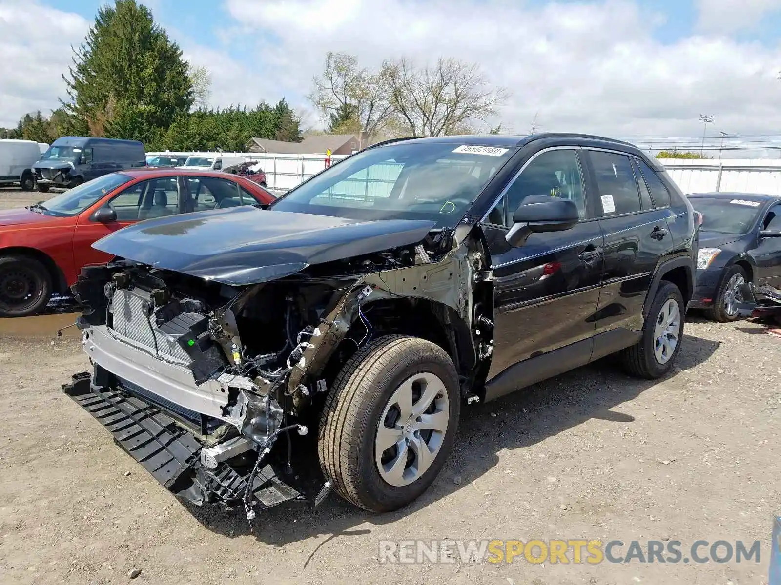 2 Photograph of a damaged car 2T3F1RFVXLW096413 TOYOTA RAV4 2020