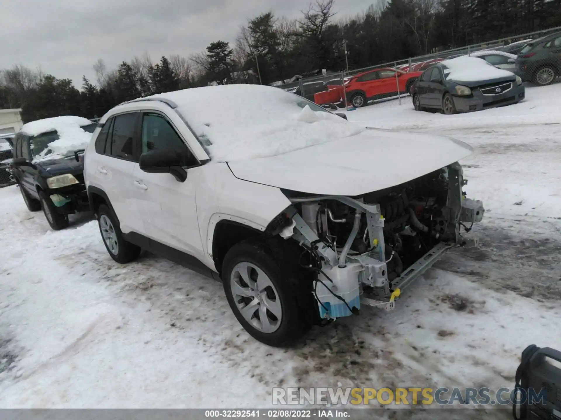 1 Photograph of a damaged car 2T3F1RFVXLW096976 TOYOTA RAV4 2020