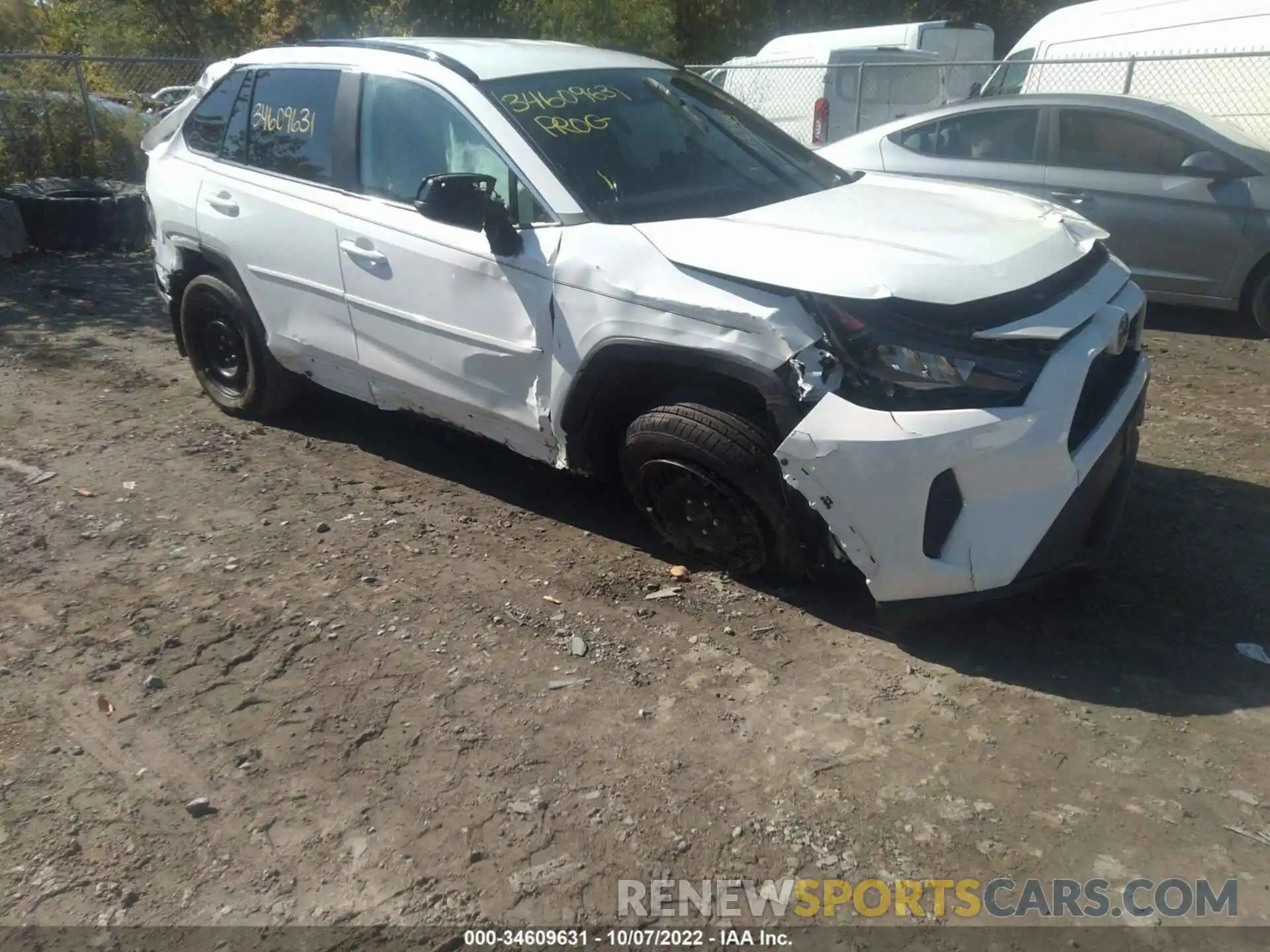 1 Photograph of a damaged car 2T3F1RFVXLW097125 TOYOTA RAV4 2020