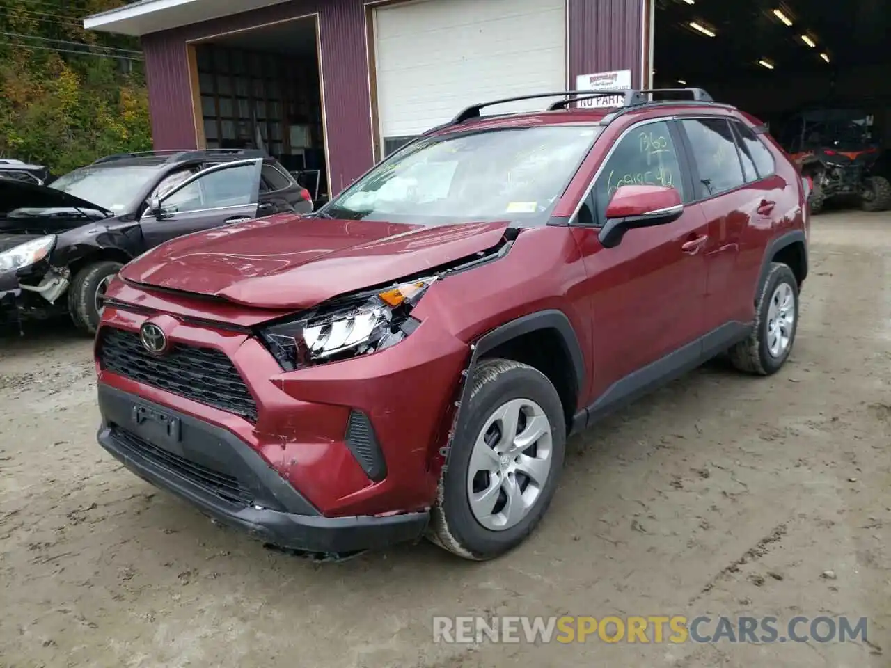 2 Photograph of a damaged car 2T3G1RFV0LW095131 TOYOTA RAV4 2020