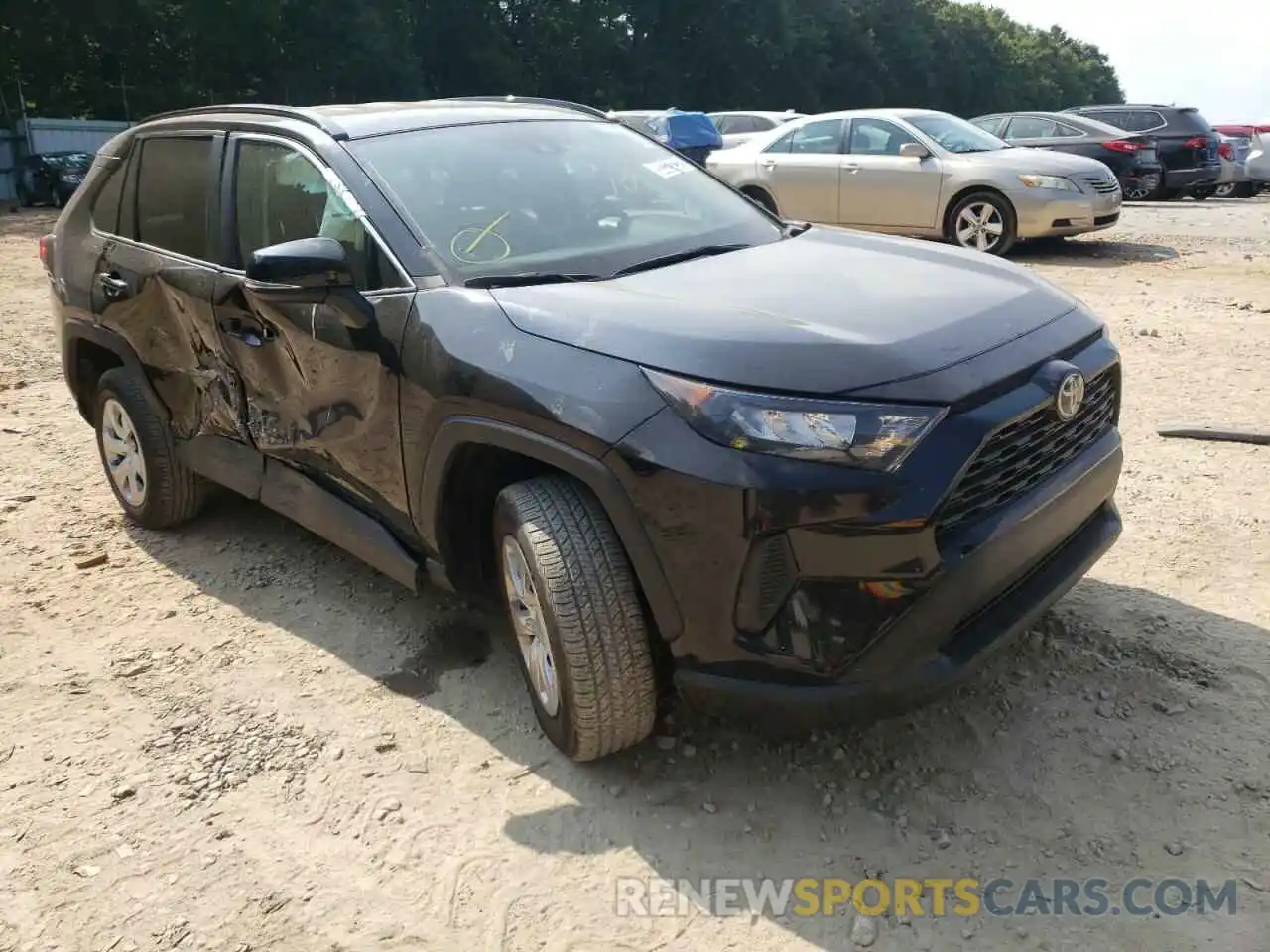 1 Photograph of a damaged car 2T3G1RFV0LW134235 TOYOTA RAV4 2020