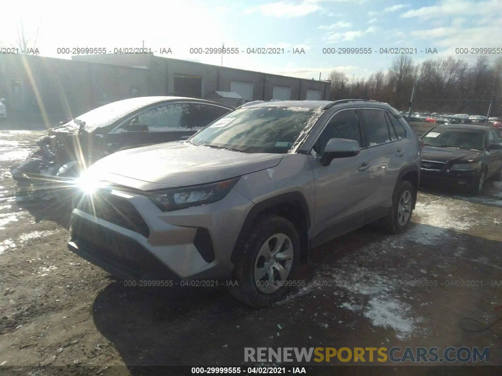 2 Photograph of a damaged car 2T3G1RFV1LC068666 TOYOTA RAV4 2020