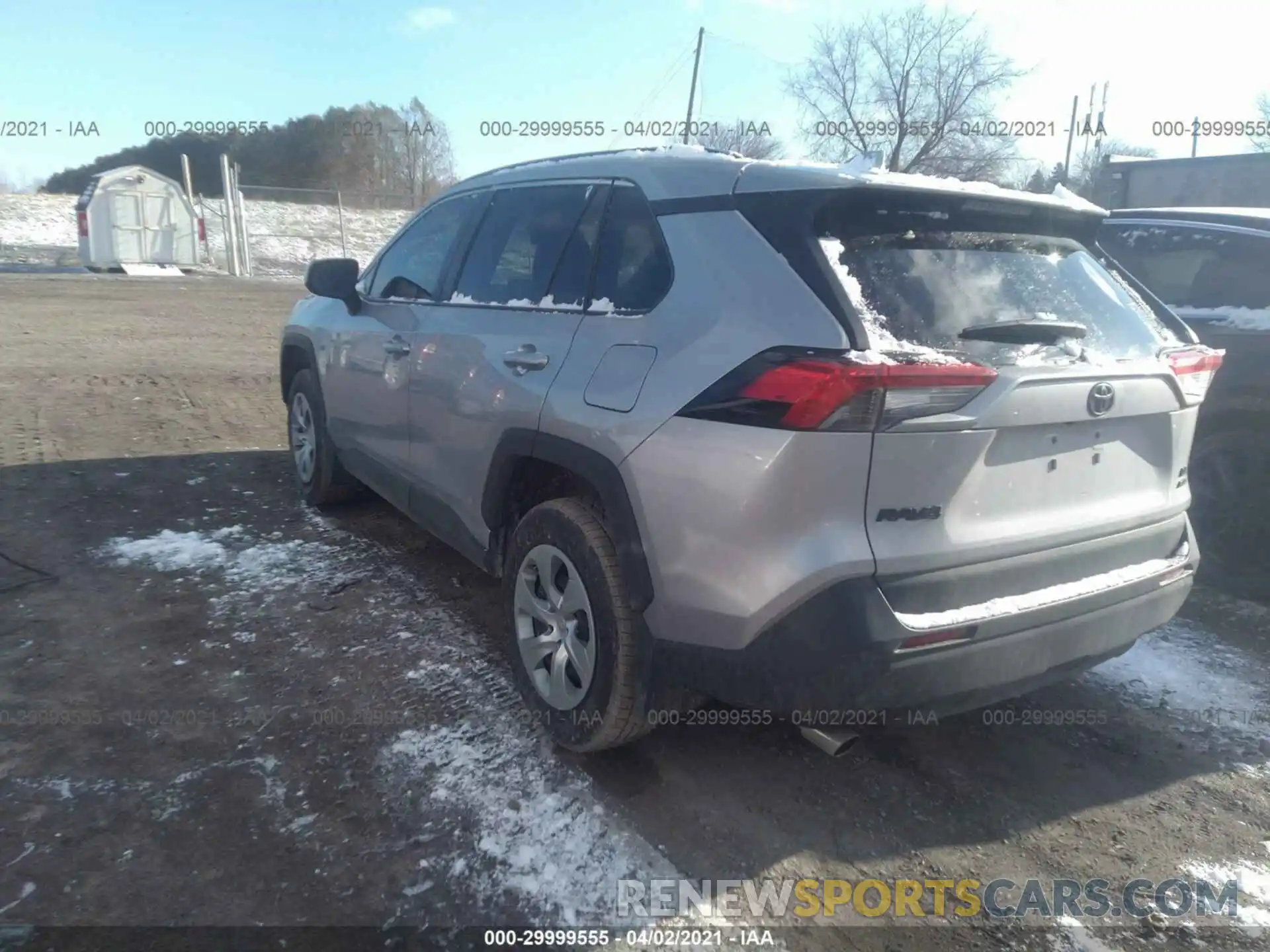 3 Photograph of a damaged car 2T3G1RFV1LC068666 TOYOTA RAV4 2020