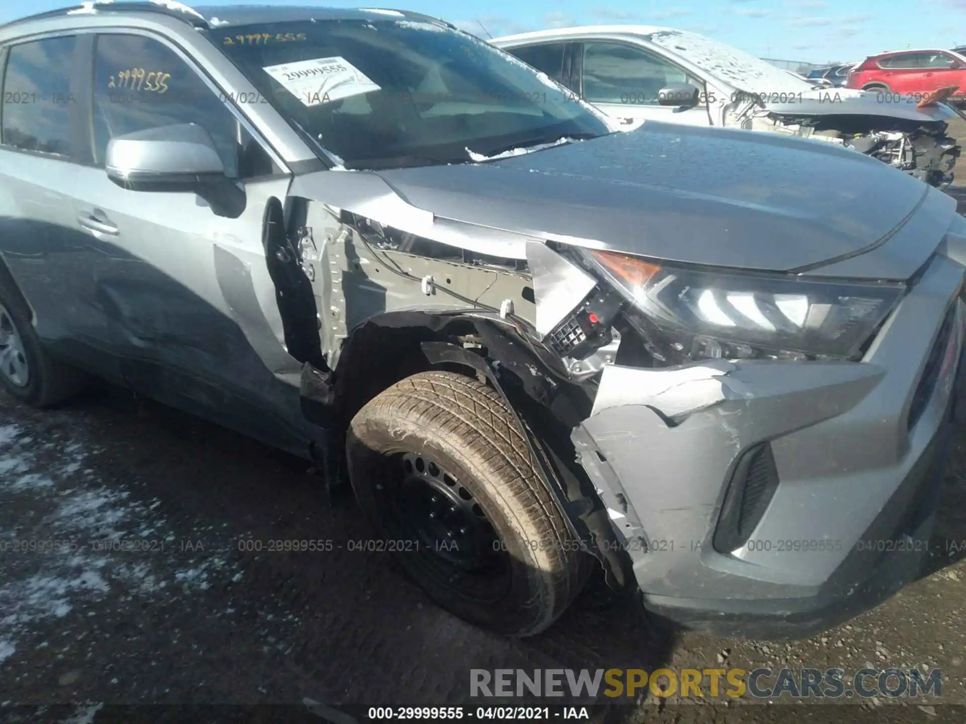 6 Photograph of a damaged car 2T3G1RFV1LC068666 TOYOTA RAV4 2020