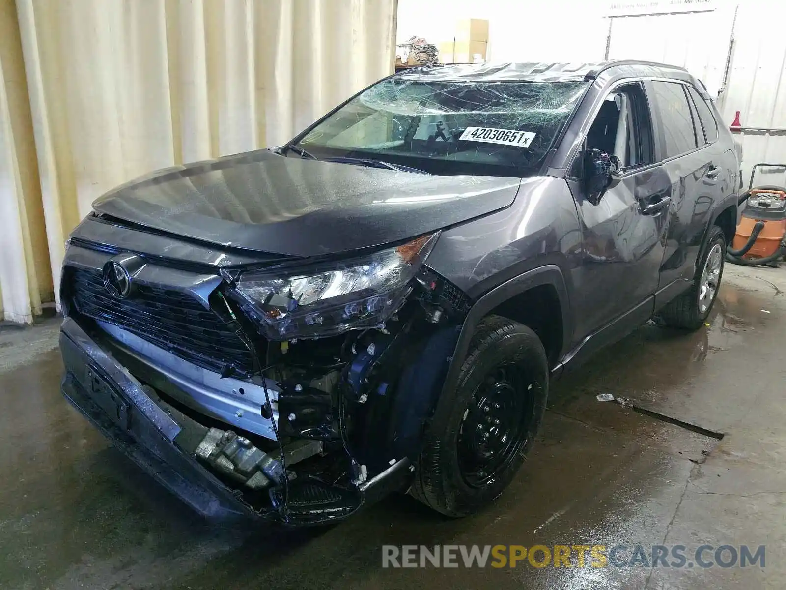 2 Photograph of a damaged car 2T3G1RFV1LC130356 TOYOTA RAV4 2020