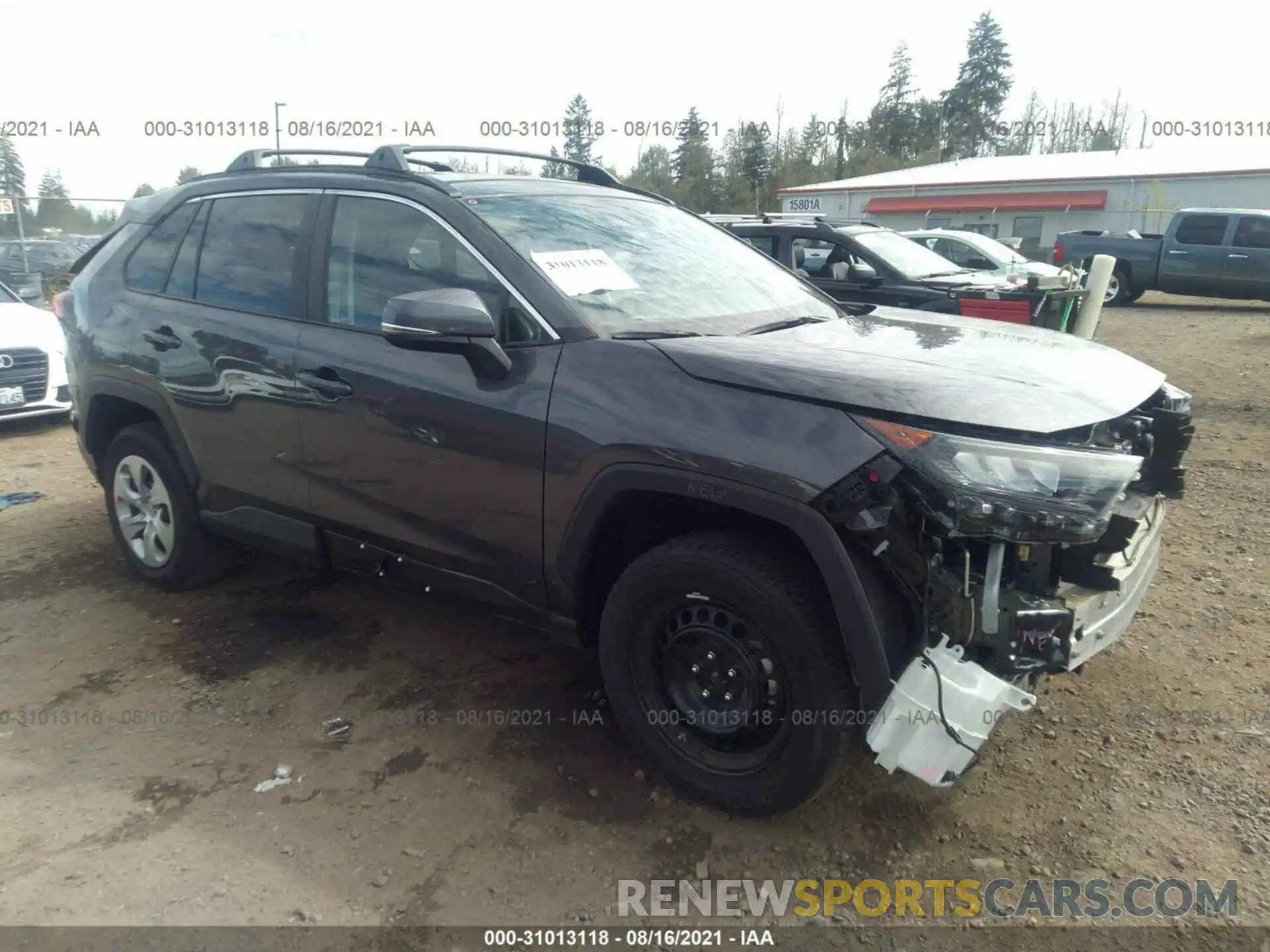 1 Photograph of a damaged car 2T3G1RFV1LW091363 TOYOTA RAV4 2020