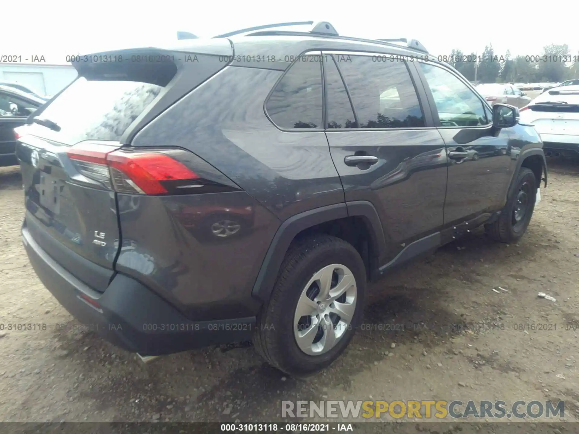 4 Photograph of a damaged car 2T3G1RFV1LW091363 TOYOTA RAV4 2020