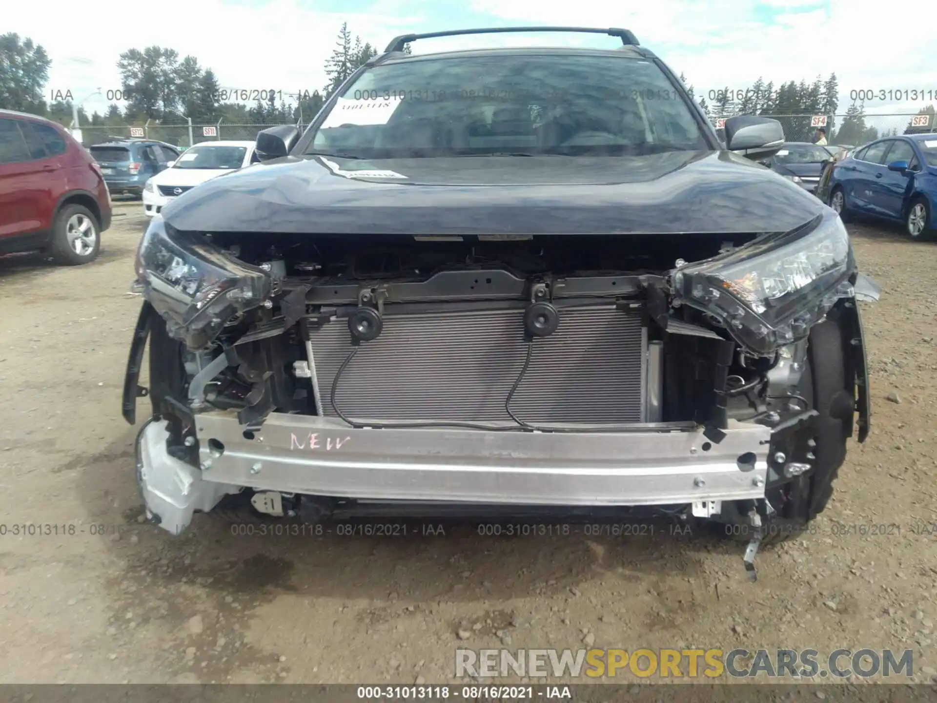 6 Photograph of a damaged car 2T3G1RFV1LW091363 TOYOTA RAV4 2020