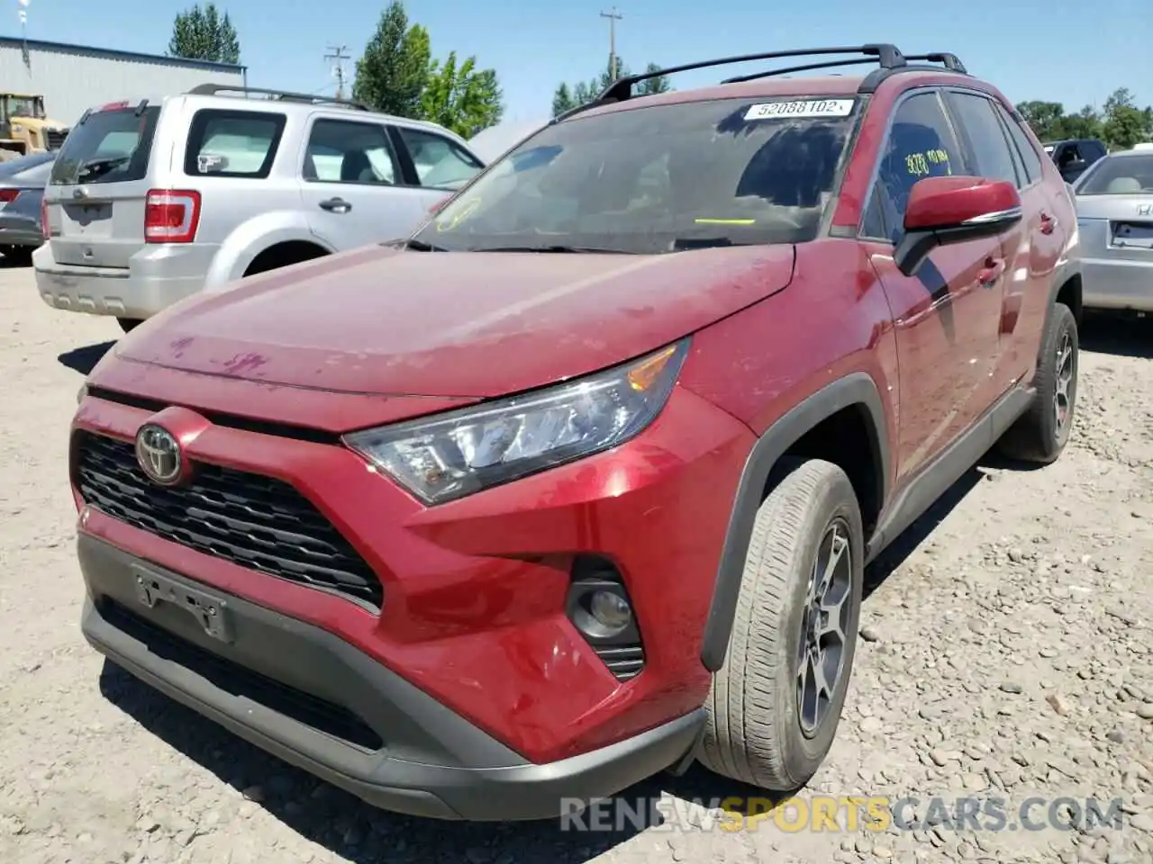 2 Photograph of a damaged car 2T3G1RFV1LW109232 TOYOTA RAV4 2020