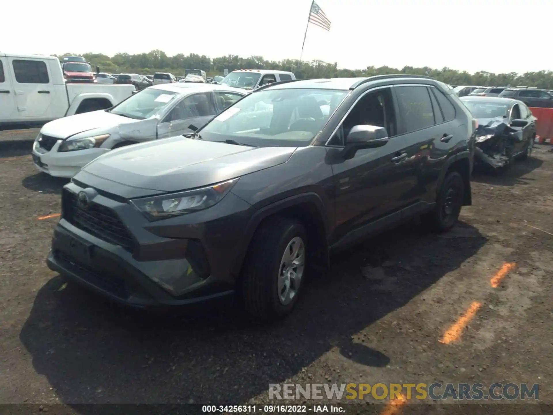 2 Photograph of a damaged car 2T3G1RFV2LC076369 TOYOTA RAV4 2020