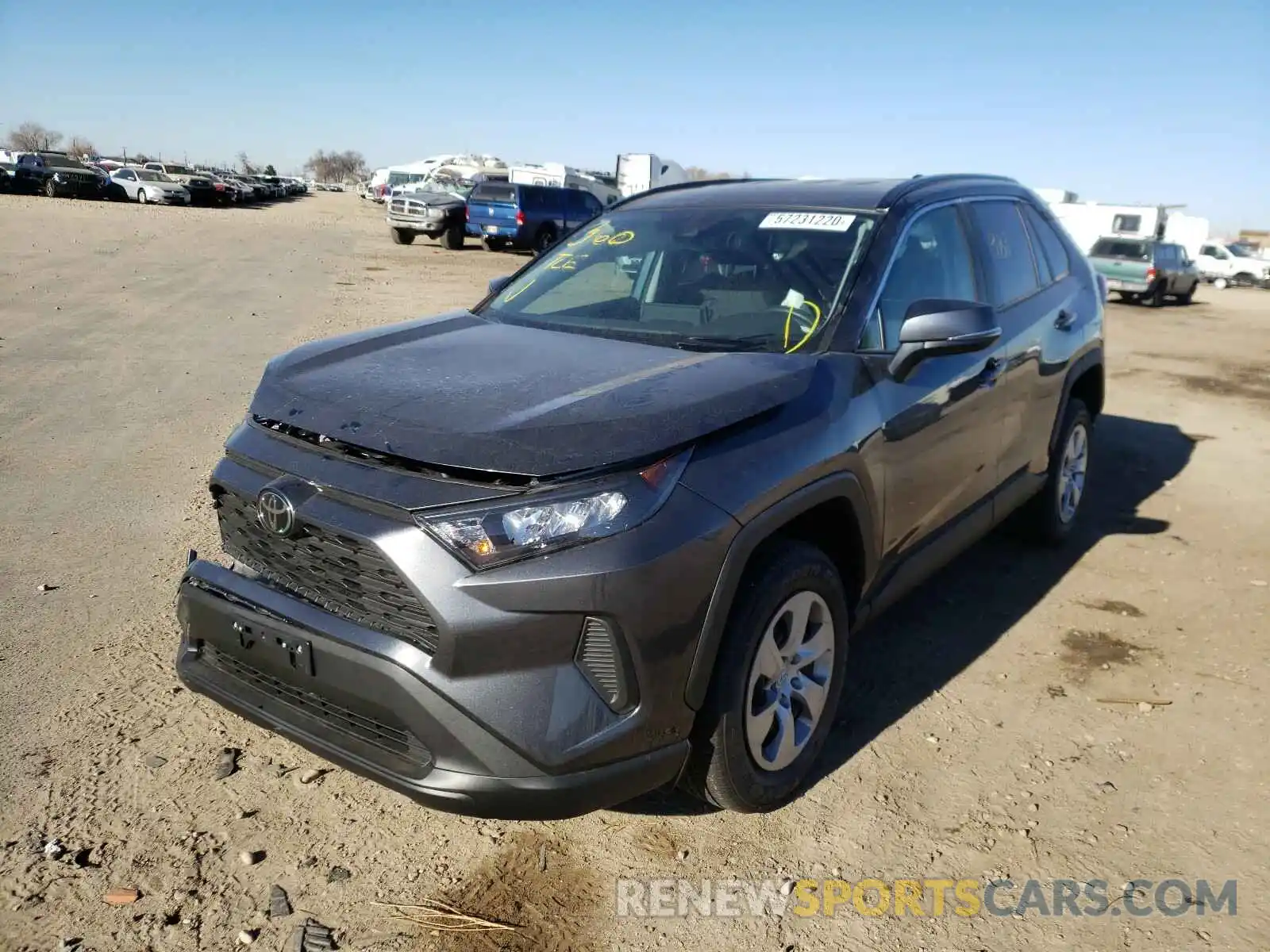 2 Photograph of a damaged car 2T3G1RFV2LC136618 TOYOTA RAV4 2020