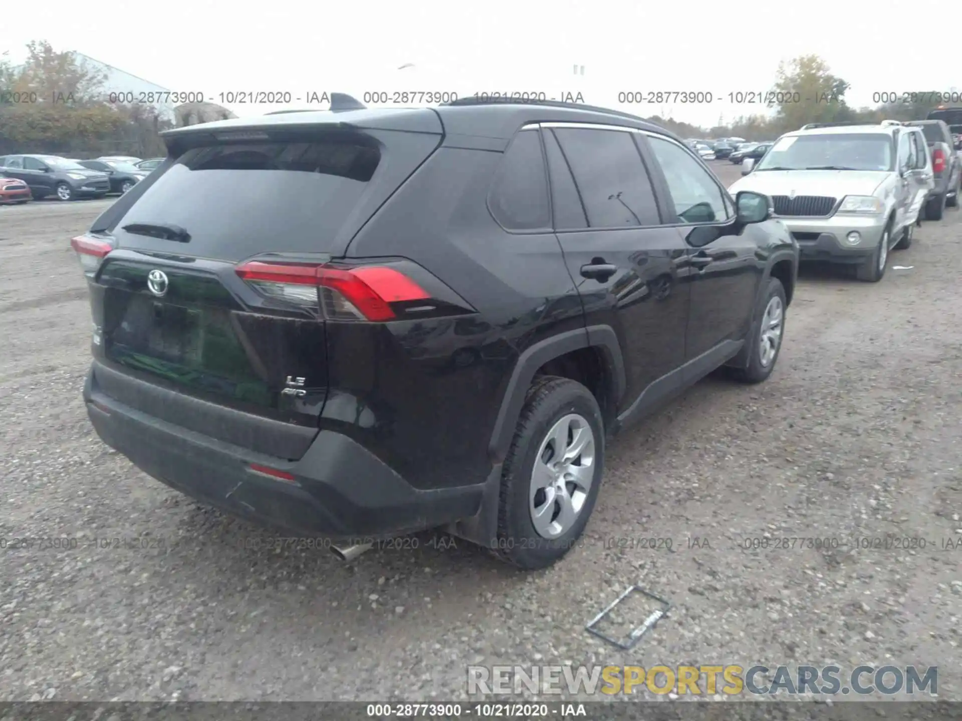 4 Photograph of a damaged car 2T3G1RFV2LW099617 TOYOTA RAV4 2020