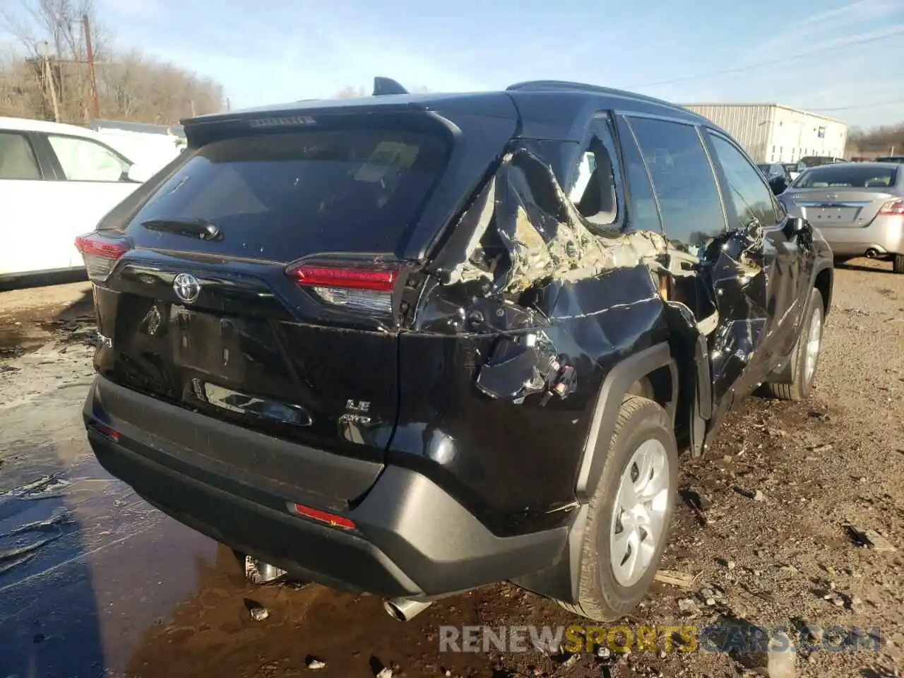 4 Photograph of a damaged car 2T3G1RFV2LW136844 TOYOTA RAV4 2020