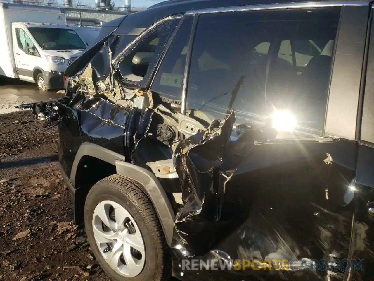 9 Photograph of a damaged car 2T3G1RFV2LW136844 TOYOTA RAV4 2020