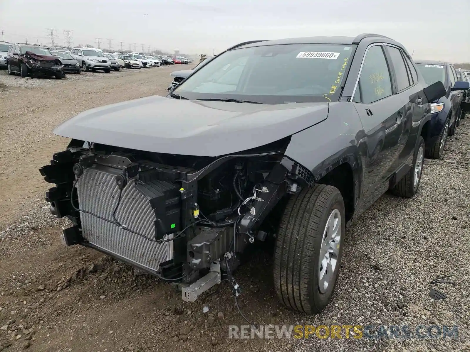 2 Photograph of a damaged car 2T3G1RFV3LC128026 TOYOTA RAV4 2020