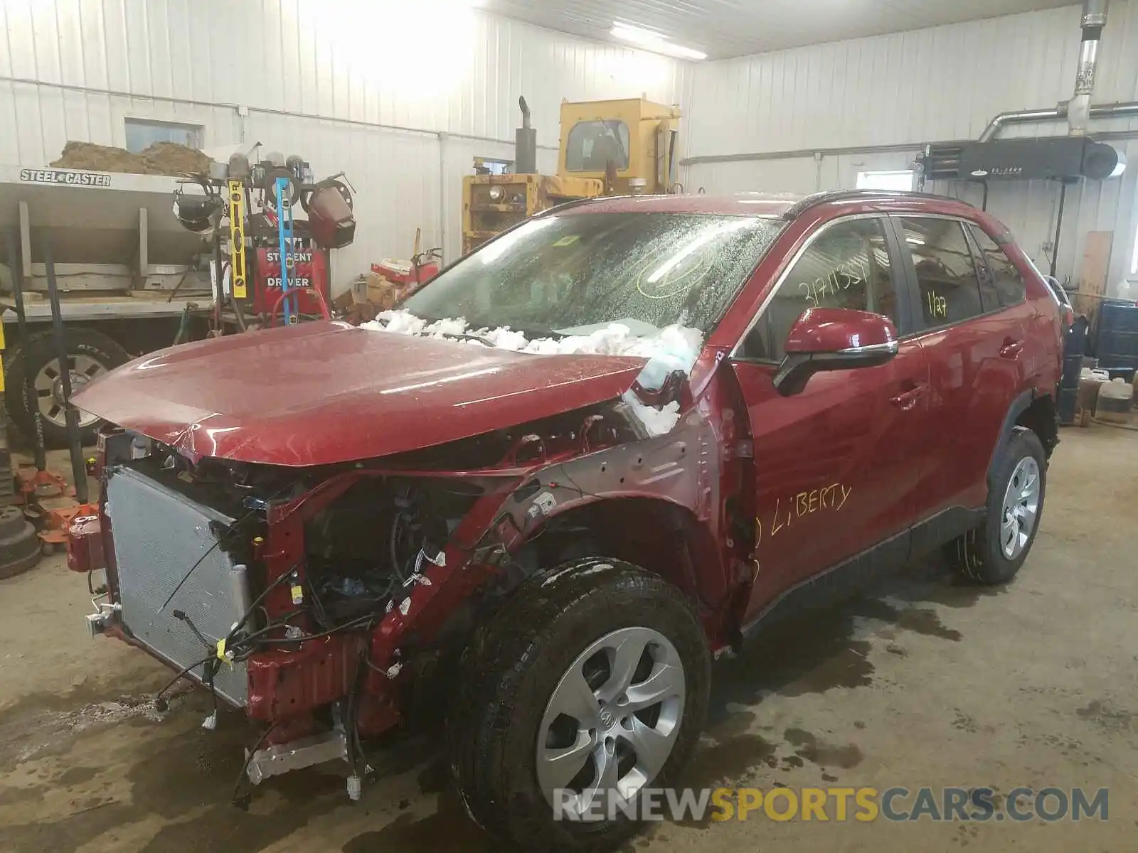 2 Photograph of a damaged car 2T3G1RFV3LC140533 TOYOTA RAV4 2020