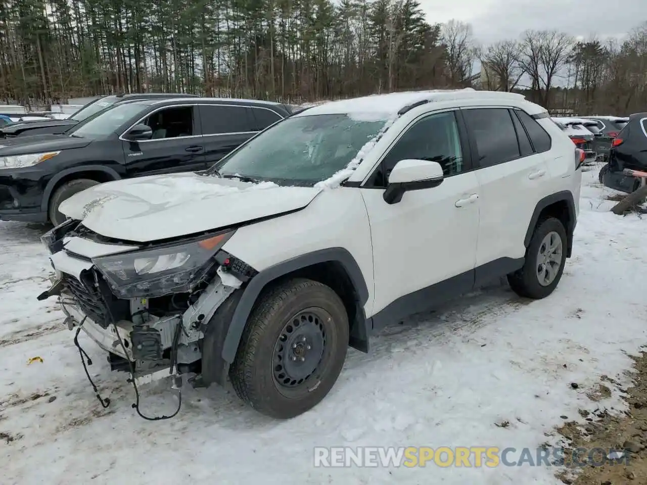 1 Photograph of a damaged car 2T3G1RFV3LW087430 TOYOTA RAV4 2020