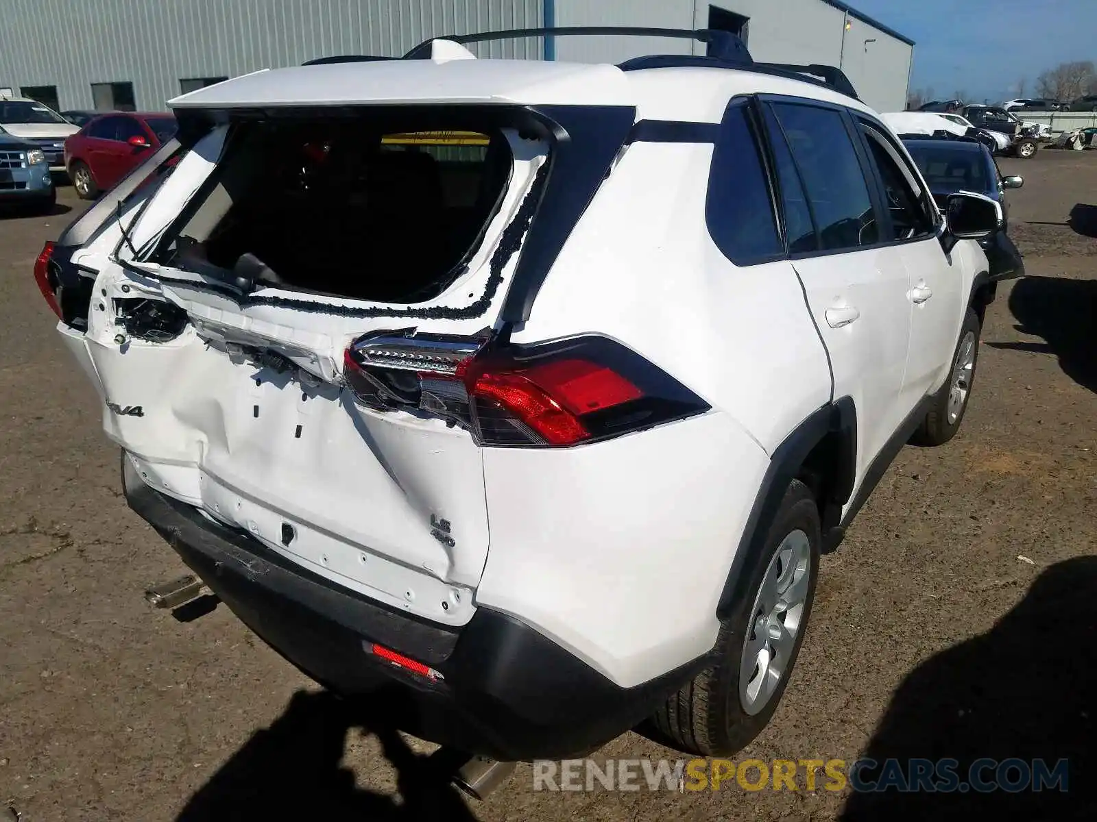 4 Photograph of a damaged car 2T3G1RFV3LW095172 TOYOTA RAV4 2020