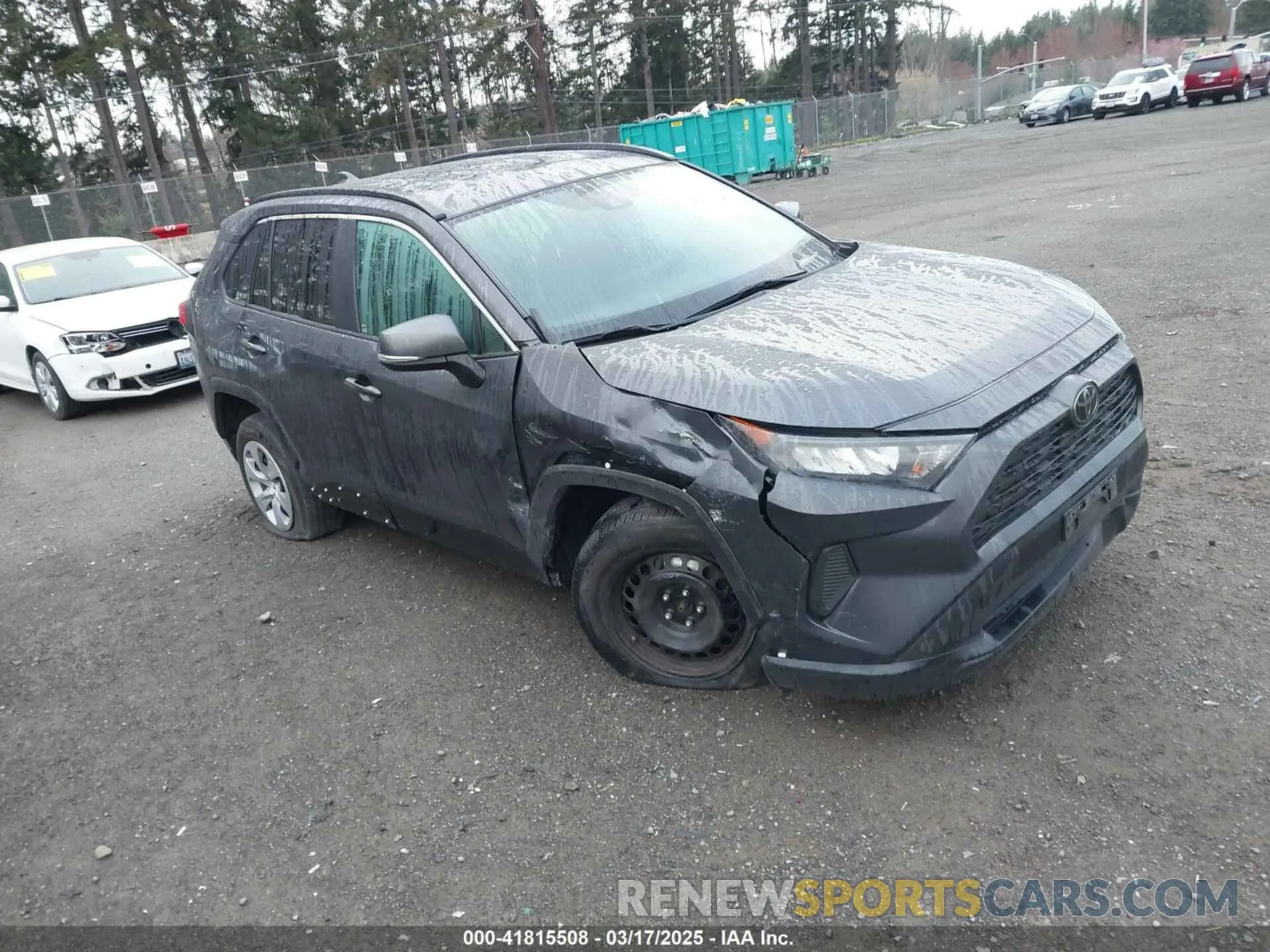1 Photograph of a damaged car 2T3G1RFV3LW101603 TOYOTA RAV4 2020