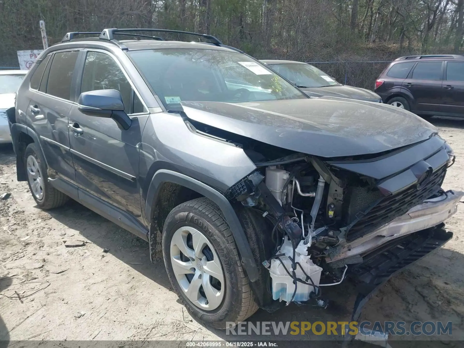 1 Photograph of a damaged car 2T3G1RFV3LW108860 TOYOTA RAV4 2020