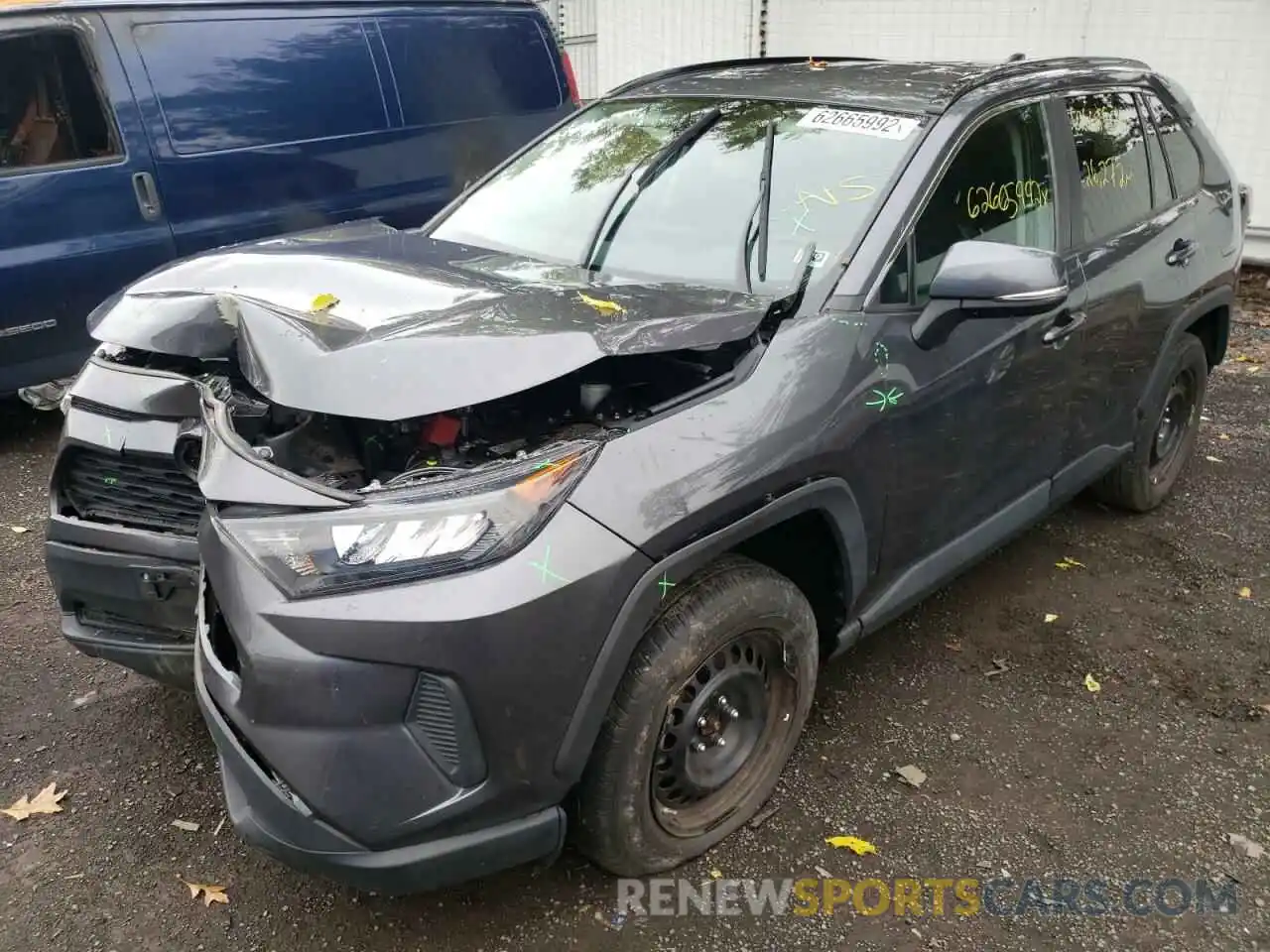 2 Photograph of a damaged car 2T3G1RFV3LW125979 TOYOTA RAV4 2020