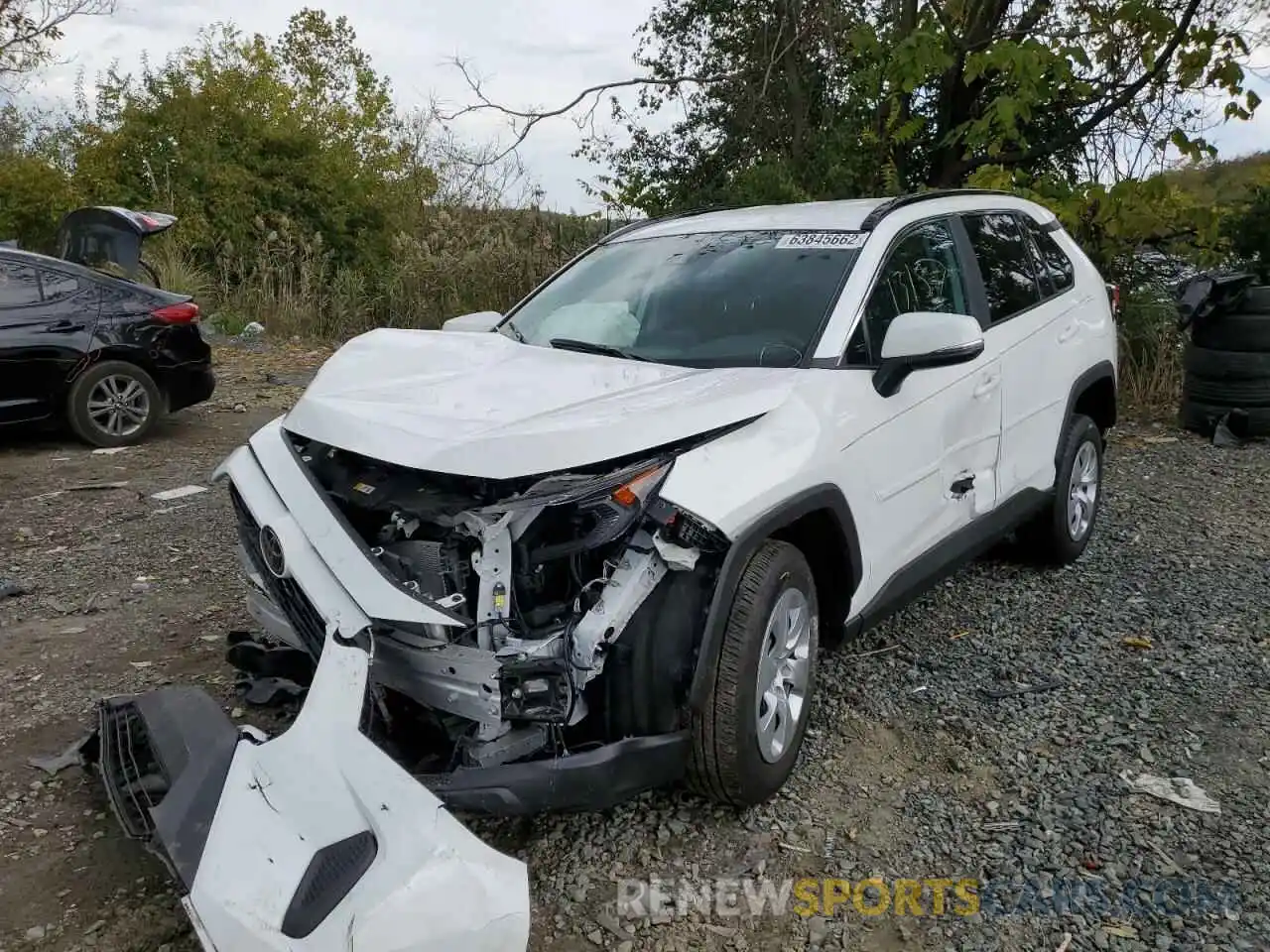 2 Photograph of a damaged car 2T3G1RFV3LW134195 TOYOTA RAV4 2020