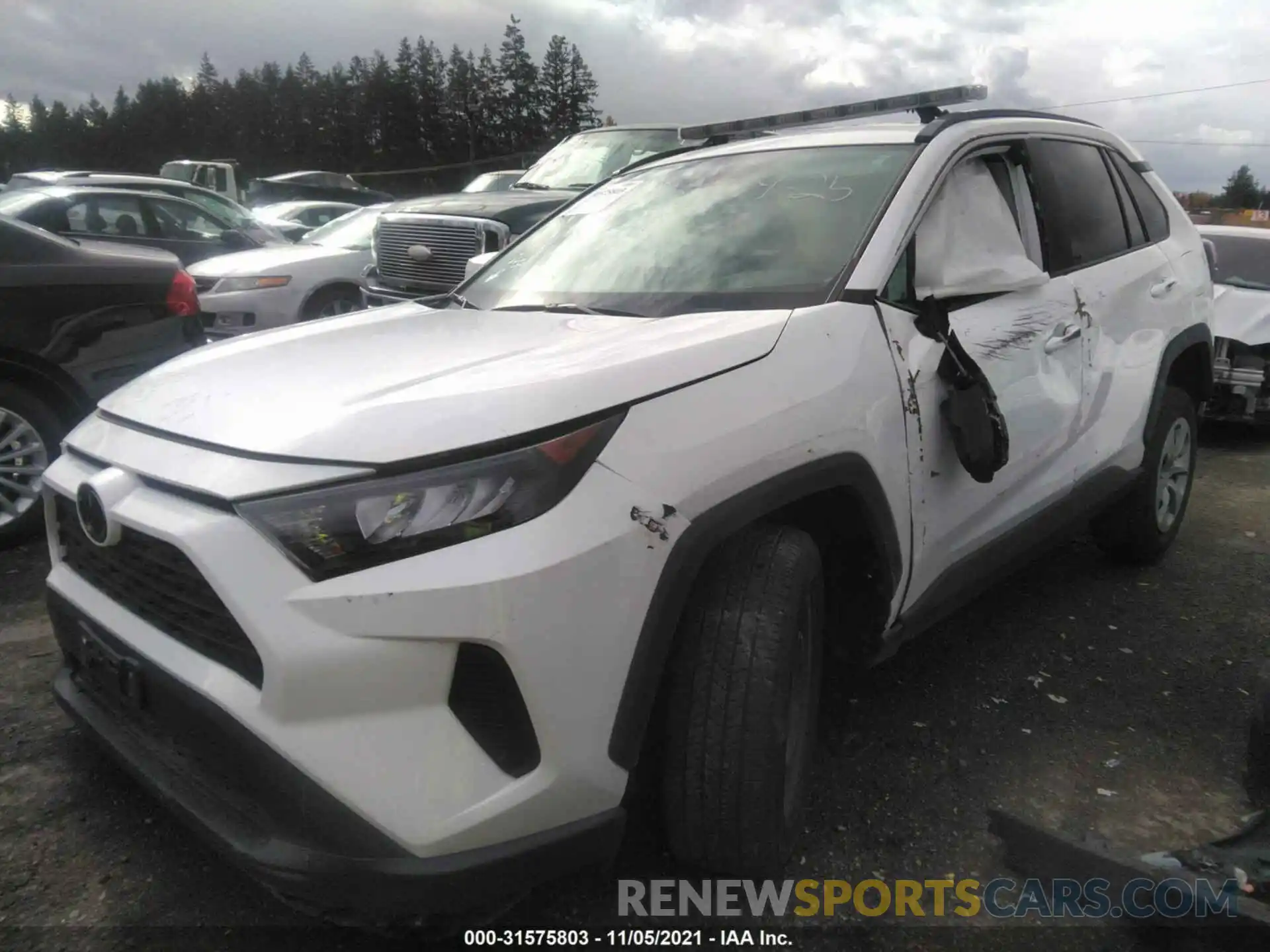 2 Photograph of a damaged car 2T3G1RFV4LC106813 TOYOTA RAV4 2020