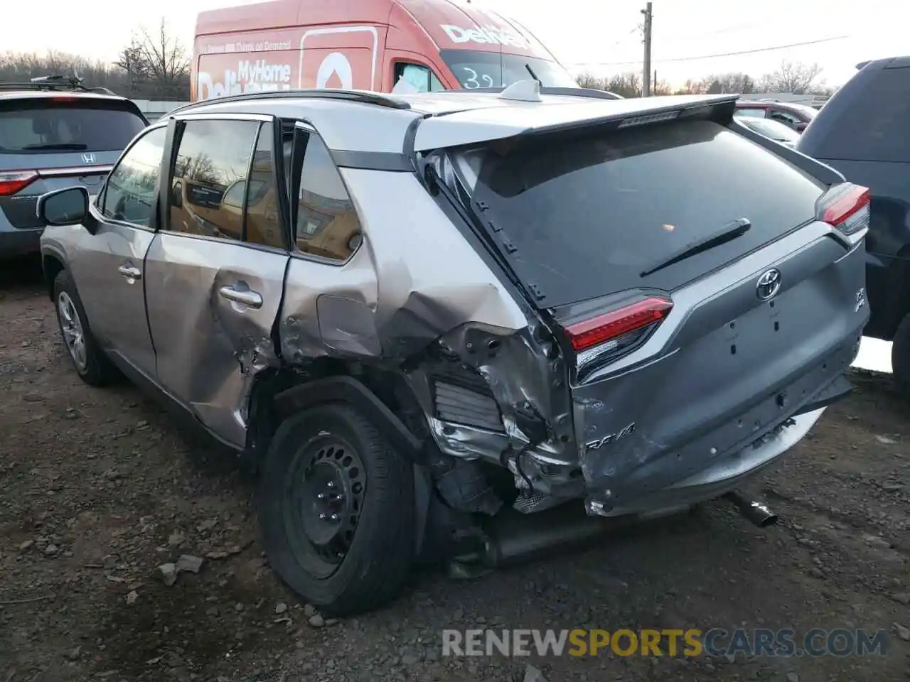 3 Photograph of a damaged car 2T3G1RFV4LW124923 TOYOTA RAV4 2020