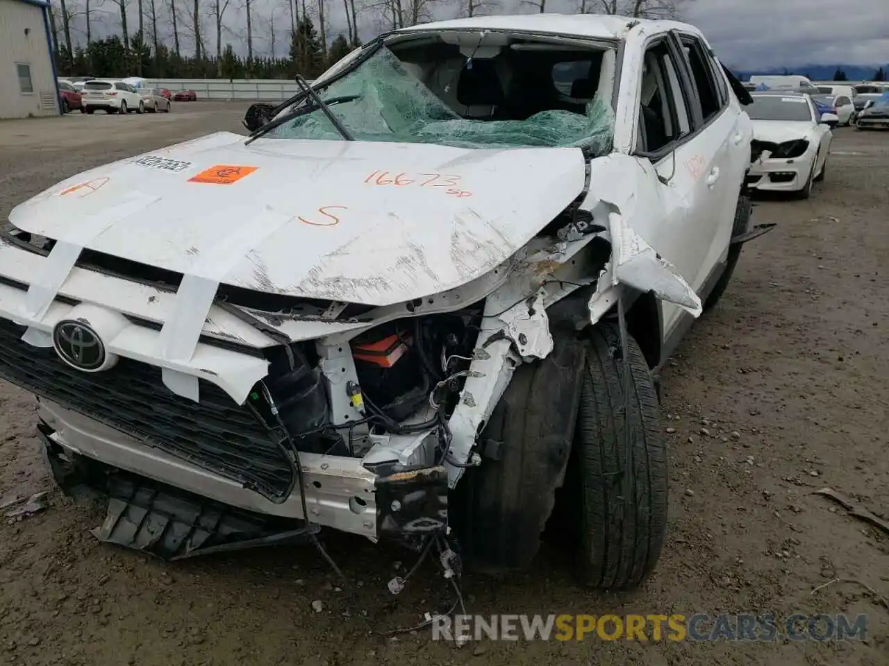 9 Photograph of a damaged car 2T3G1RFV5LC068265 TOYOTA RAV4 2020