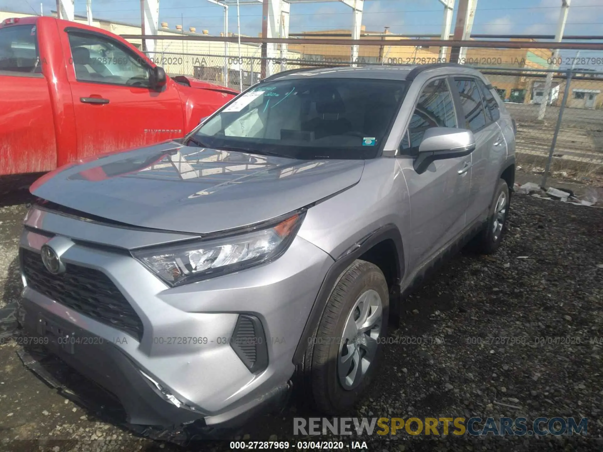 2 Photograph of a damaged car 2T3G1RFV6LC081591 TOYOTA RAV4 2020