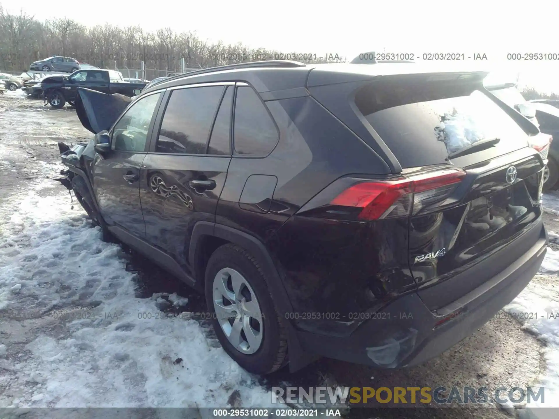 3 Photograph of a damaged car 2T3G1RFV6LC130403 TOYOTA RAV4 2020