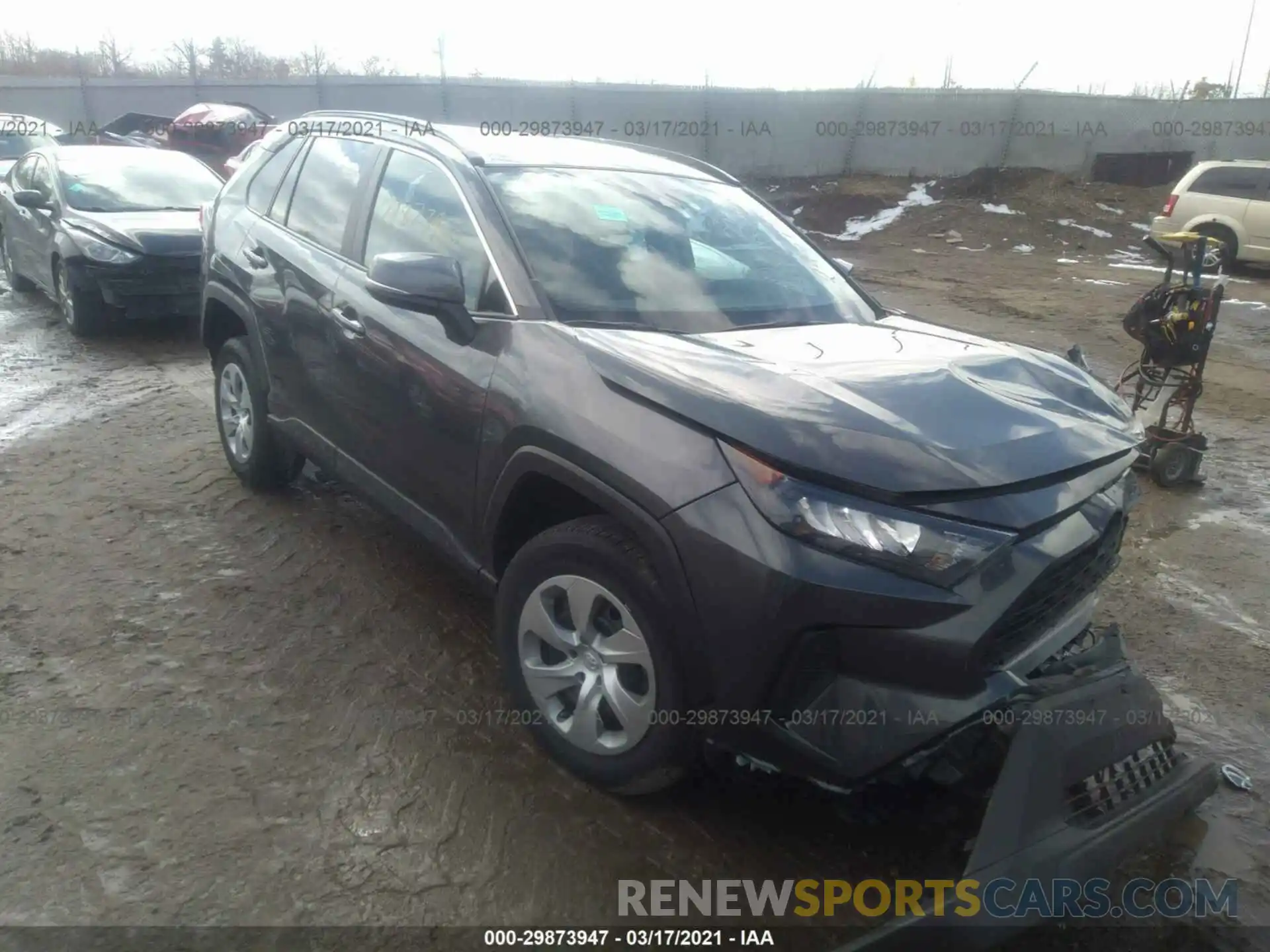 1 Photograph of a damaged car 2T3G1RFV6LW104608 TOYOTA RAV4 2020