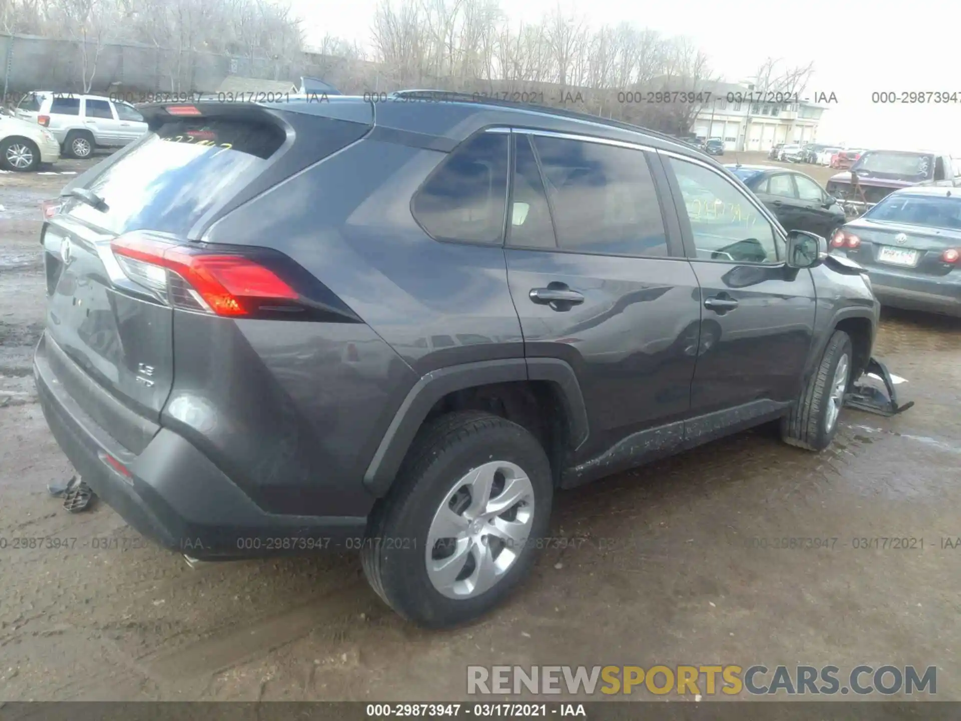 4 Photograph of a damaged car 2T3G1RFV6LW104608 TOYOTA RAV4 2020