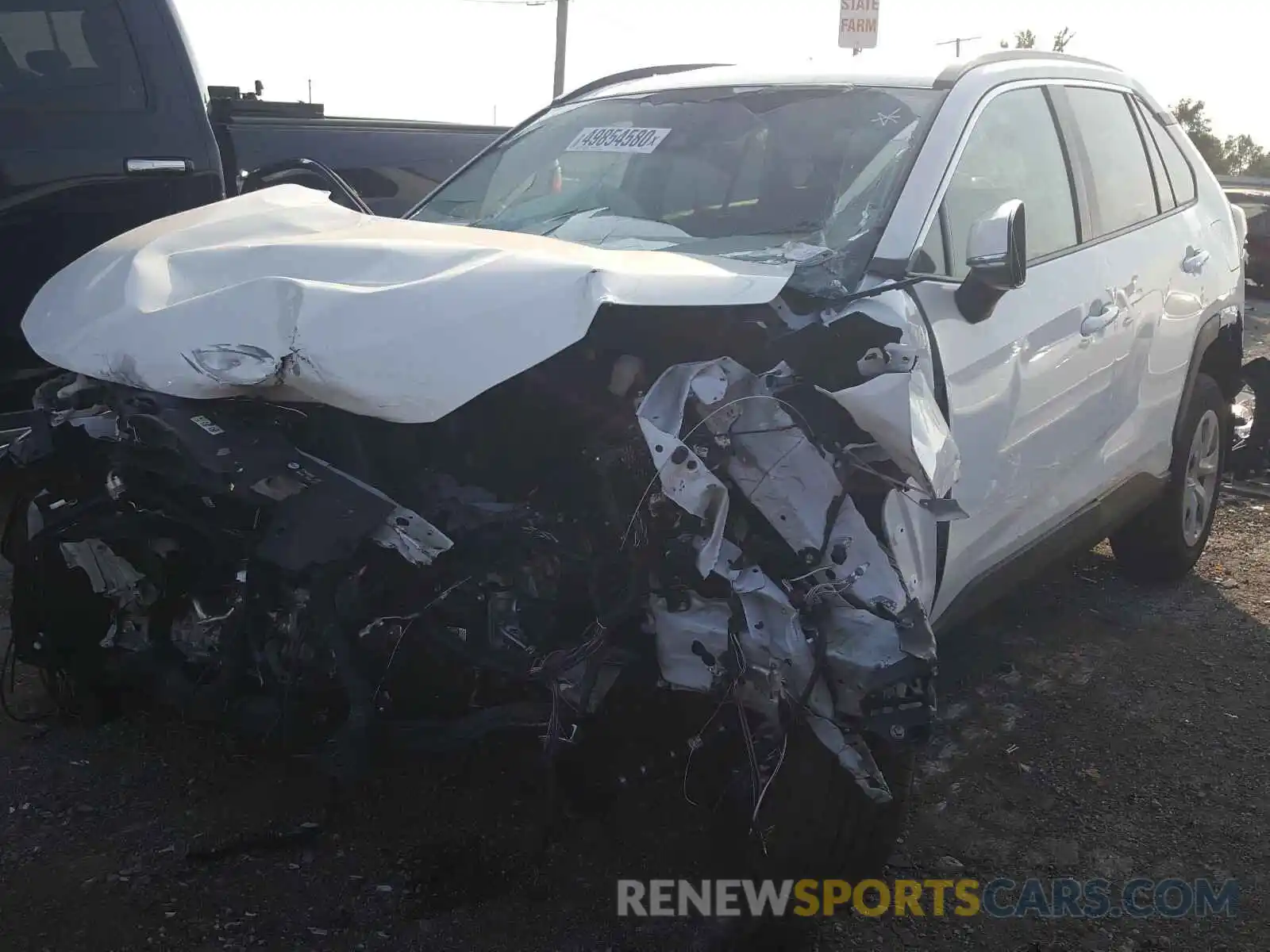 2 Photograph of a damaged car 2T3G1RFV6LW104768 TOYOTA RAV4 2020